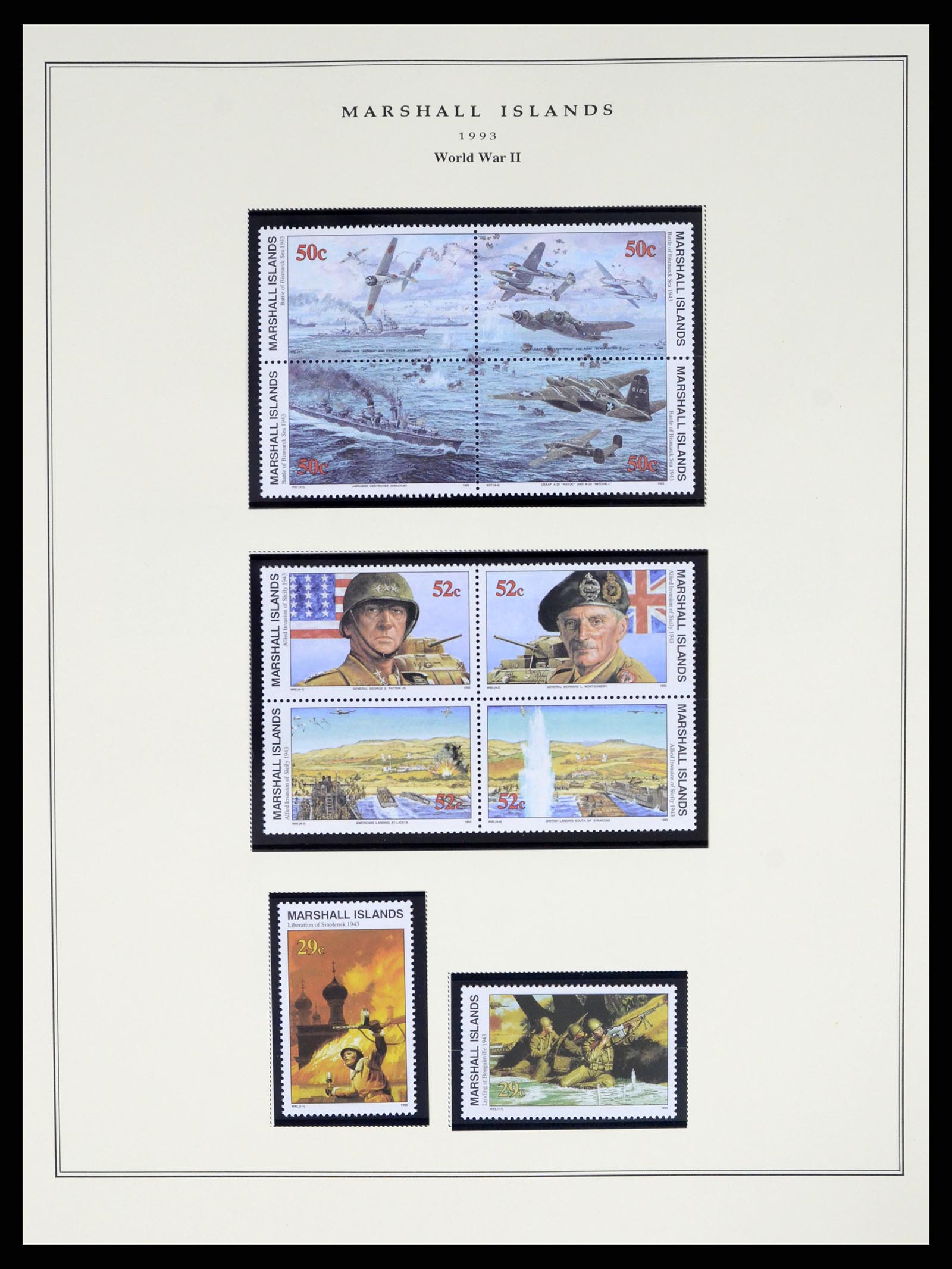 37813 090 - Postzegelverzameling 37813 Marshalleilanden 1984-2005.