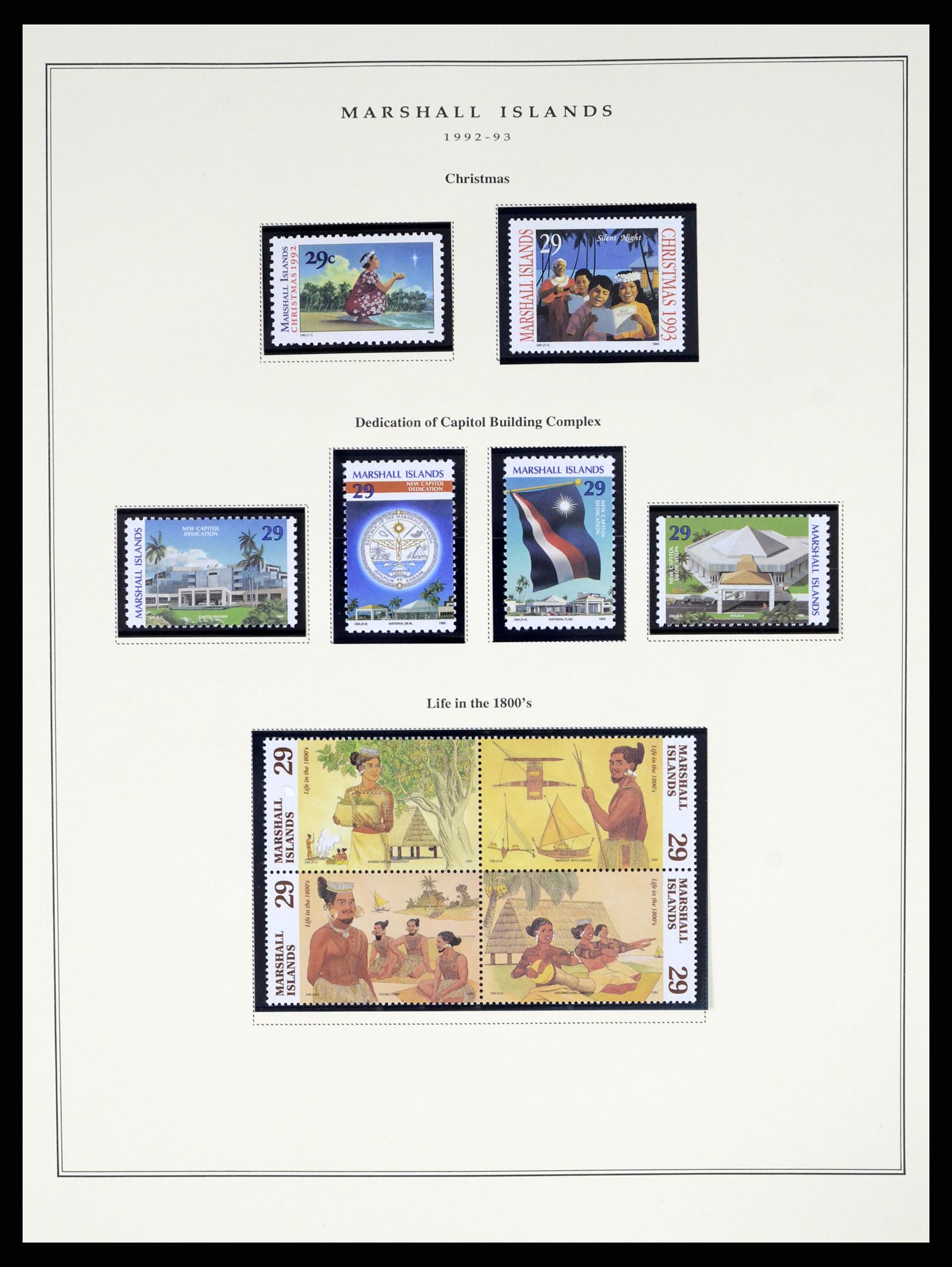 37813 091 - Postzegelverzameling 37813 Marshalleilanden 1984-2005.