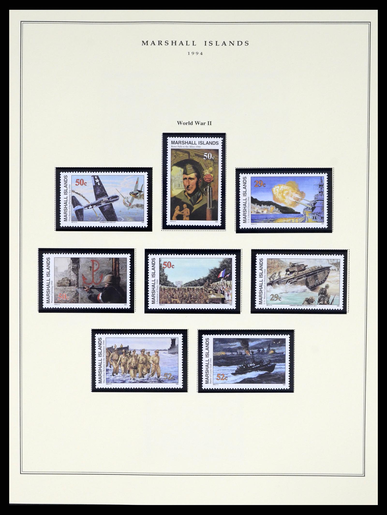 37813 094 - Postzegelverzameling 37813 Marshalleilanden 1984-2005.