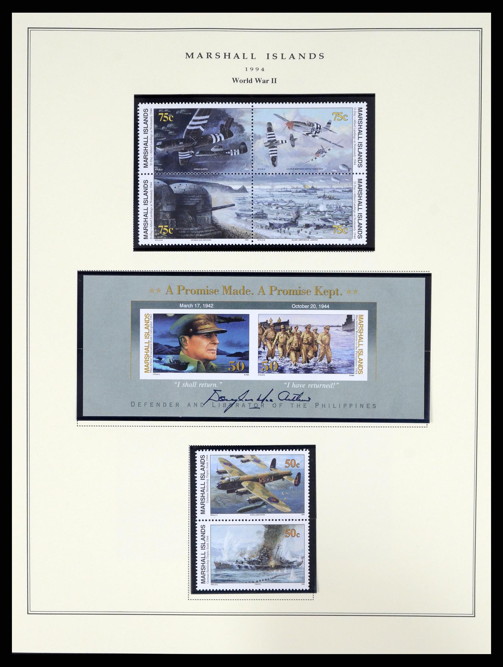 37813 095 - Postzegelverzameling 37813 Marshalleilanden 1984-2005.