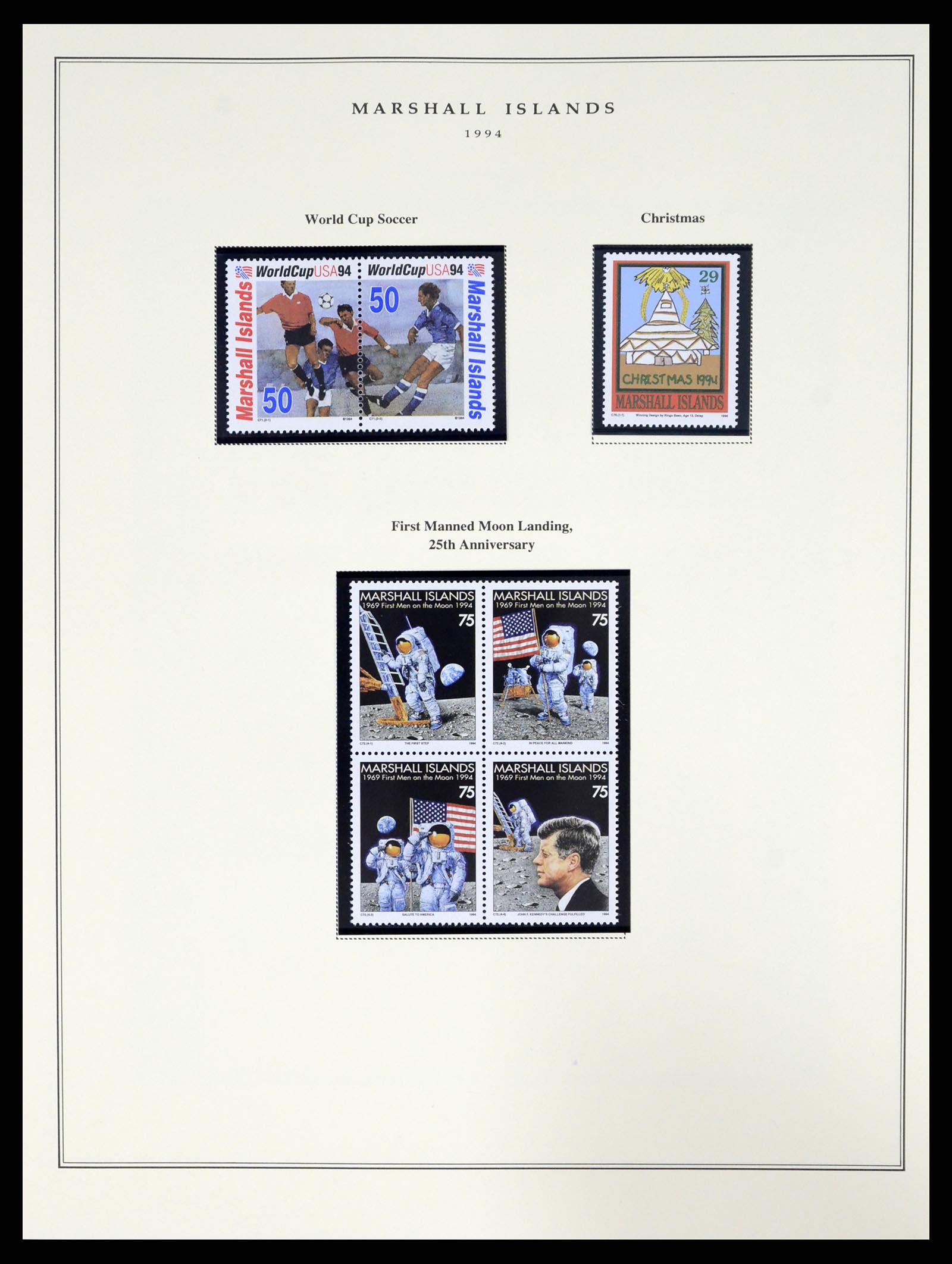 37813 097 - Postzegelverzameling 37813 Marshalleilanden 1984-2005.