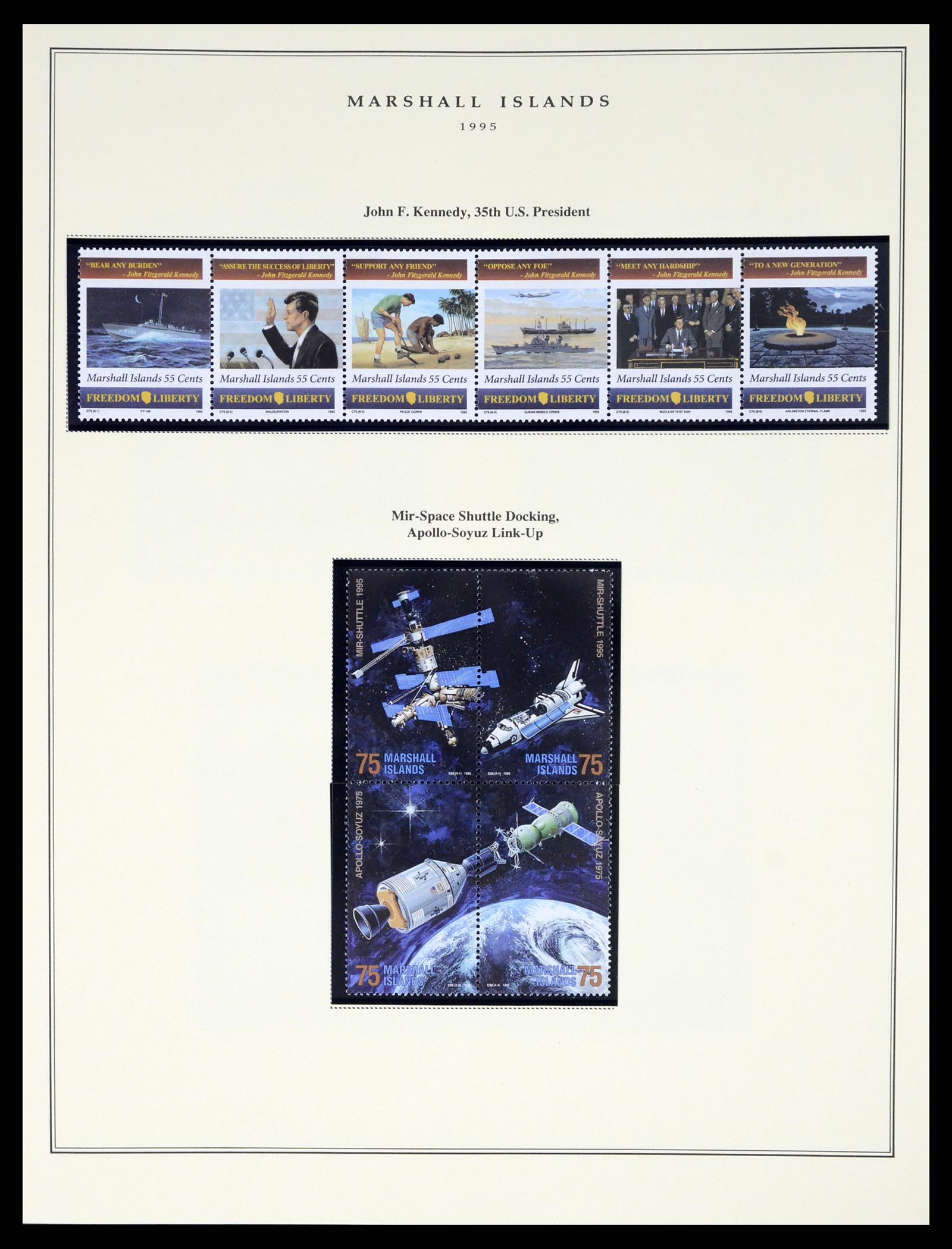 37813 109 - Postzegelverzameling 37813 Marshalleilanden 1984-2005.