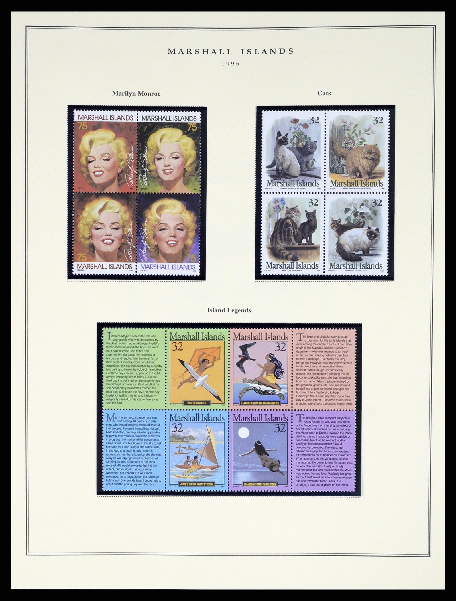 37813 110 - Postzegelverzameling 37813 Marshalleilanden 1984-2005.