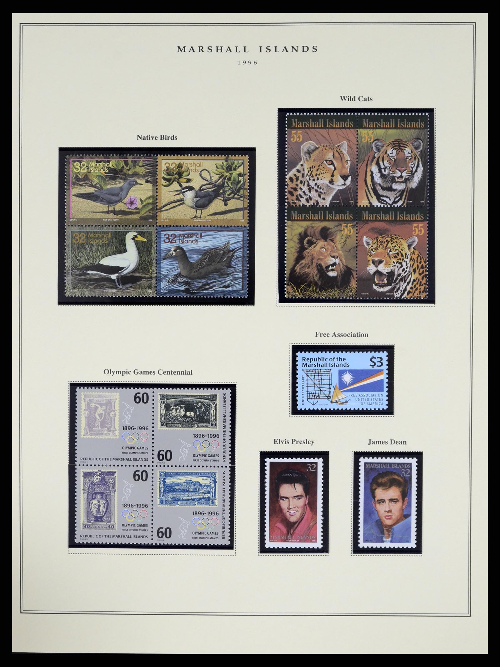 37813 115 - Postzegelverzameling 37813 Marshalleilanden 1984-2005.