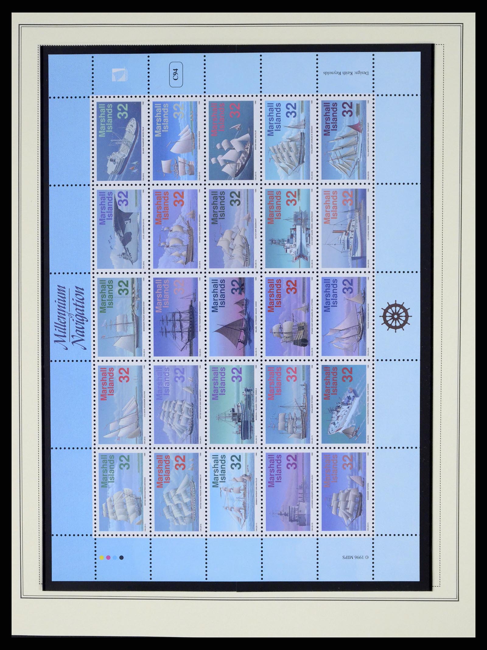 37813 116 - Postzegelverzameling 37813 Marshalleilanden 1984-2005.