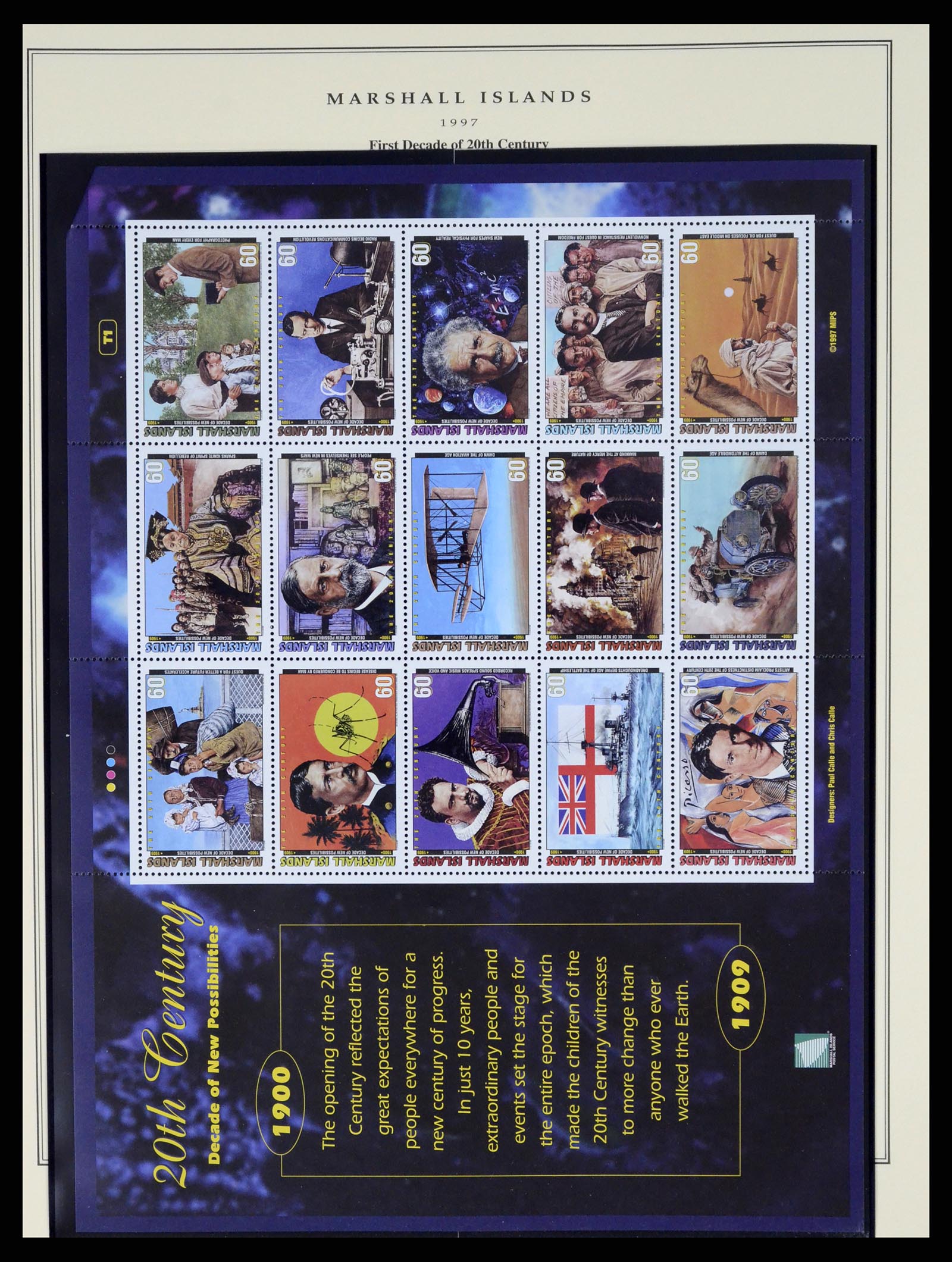37813 126 - Postzegelverzameling 37813 Marshalleilanden 1984-2005.