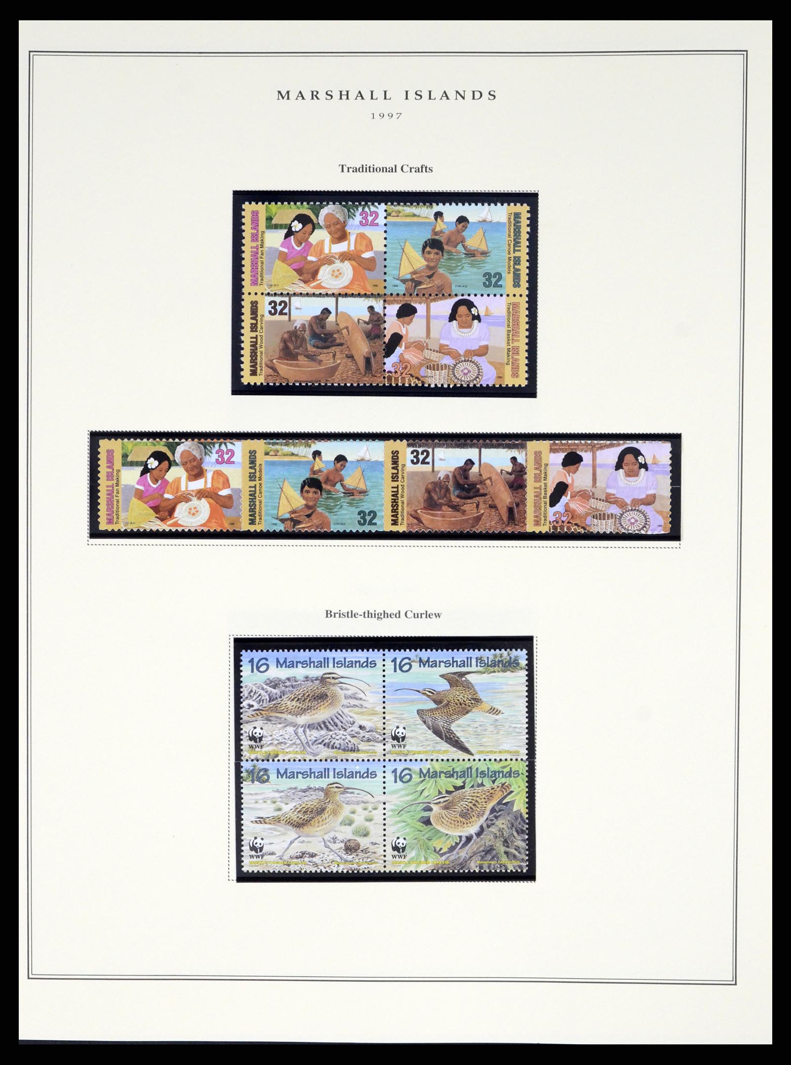 37813 127 - Postzegelverzameling 37813 Marshalleilanden 1984-2005.