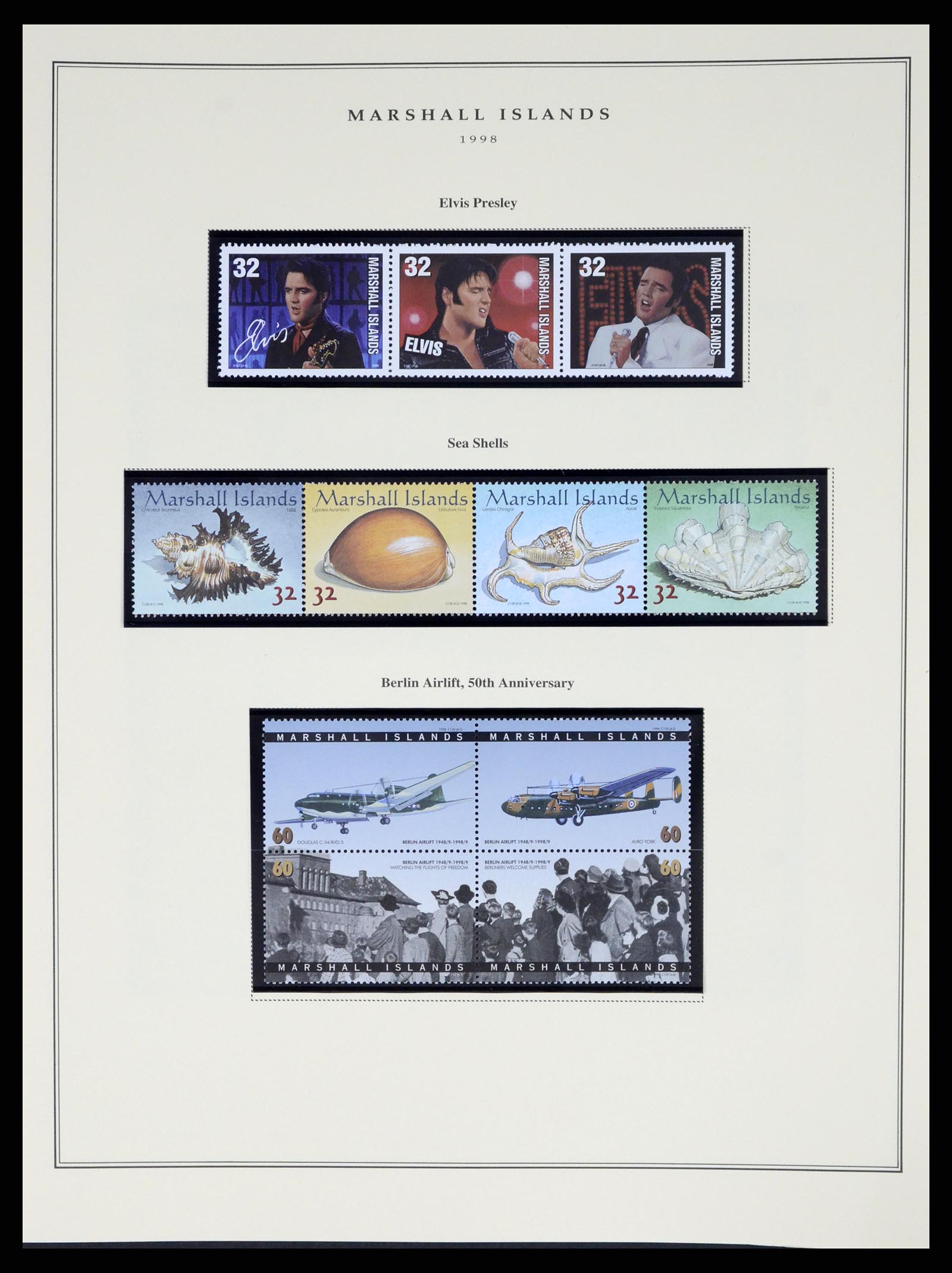 37813 140 - Postzegelverzameling 37813 Marshalleilanden 1984-2005.