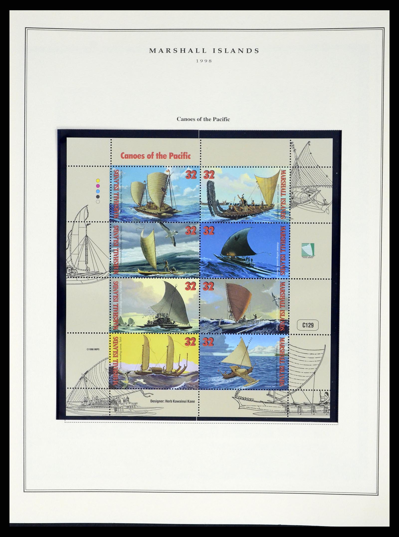37813 141 - Postzegelverzameling 37813 Marshalleilanden 1984-2005.