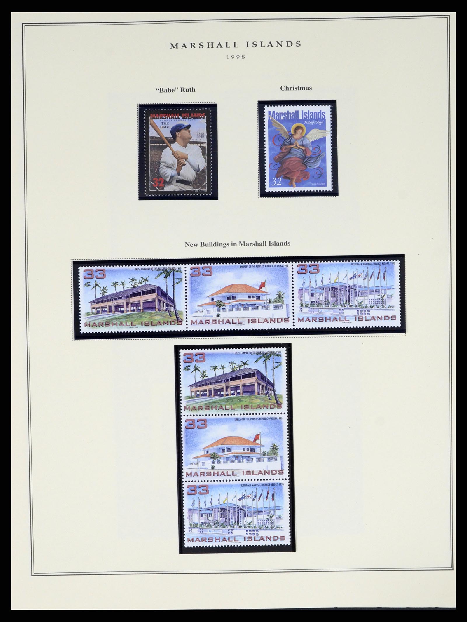 37813 145 - Postzegelverzameling 37813 Marshalleilanden 1984-2005.