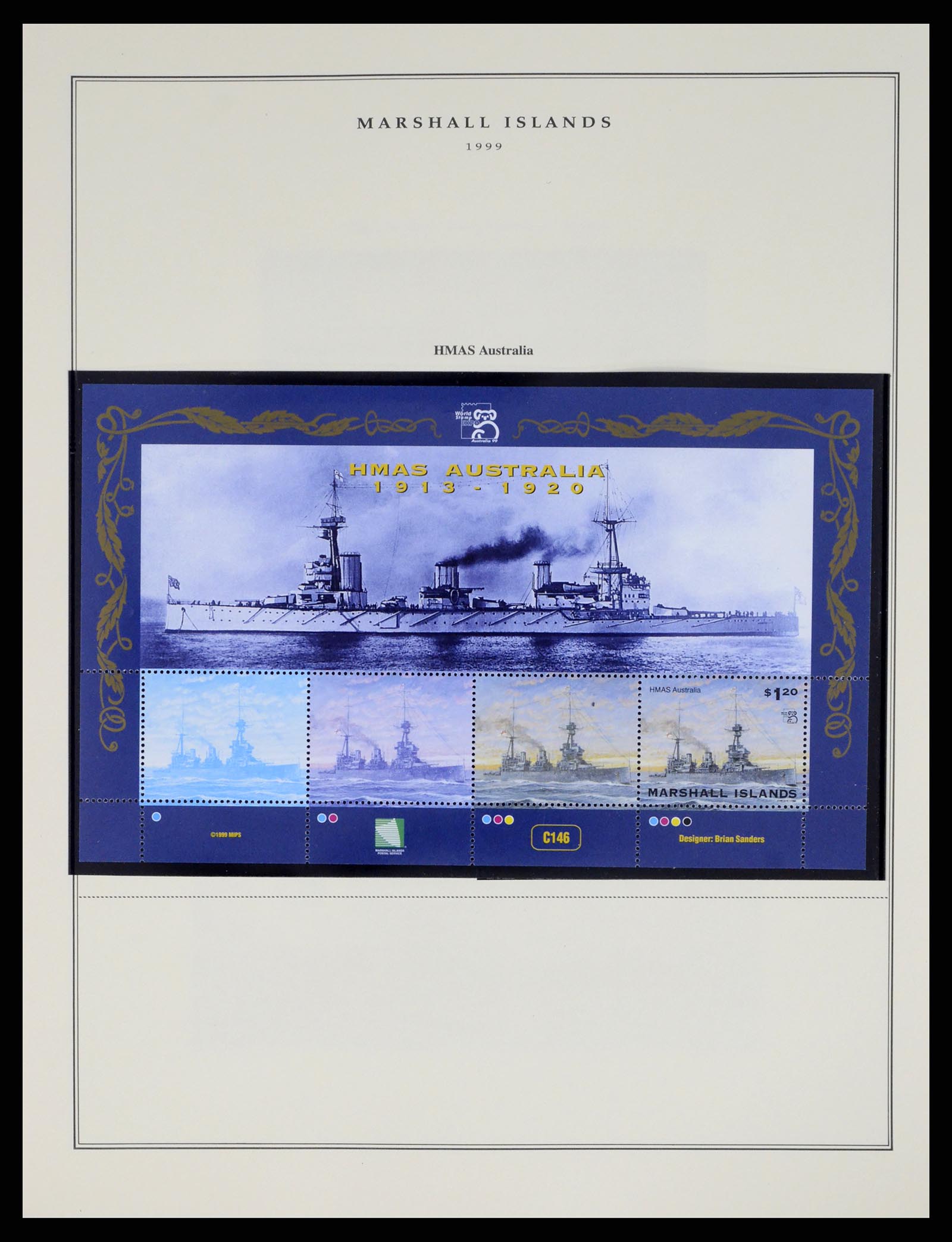 37813 154 - Postzegelverzameling 37813 Marshalleilanden 1984-2005.