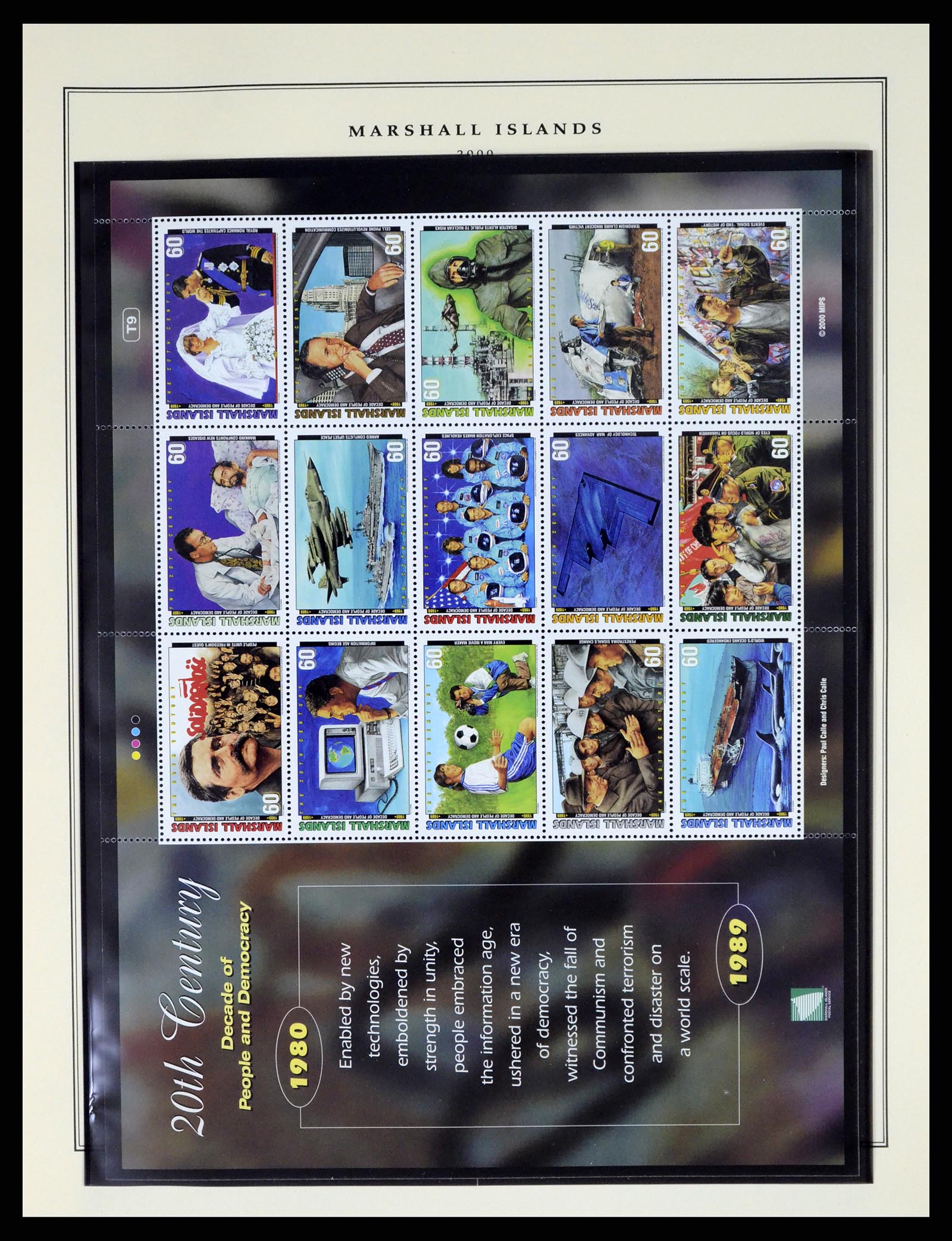 37813 160 - Postzegelverzameling 37813 Marshalleilanden 1984-2005.