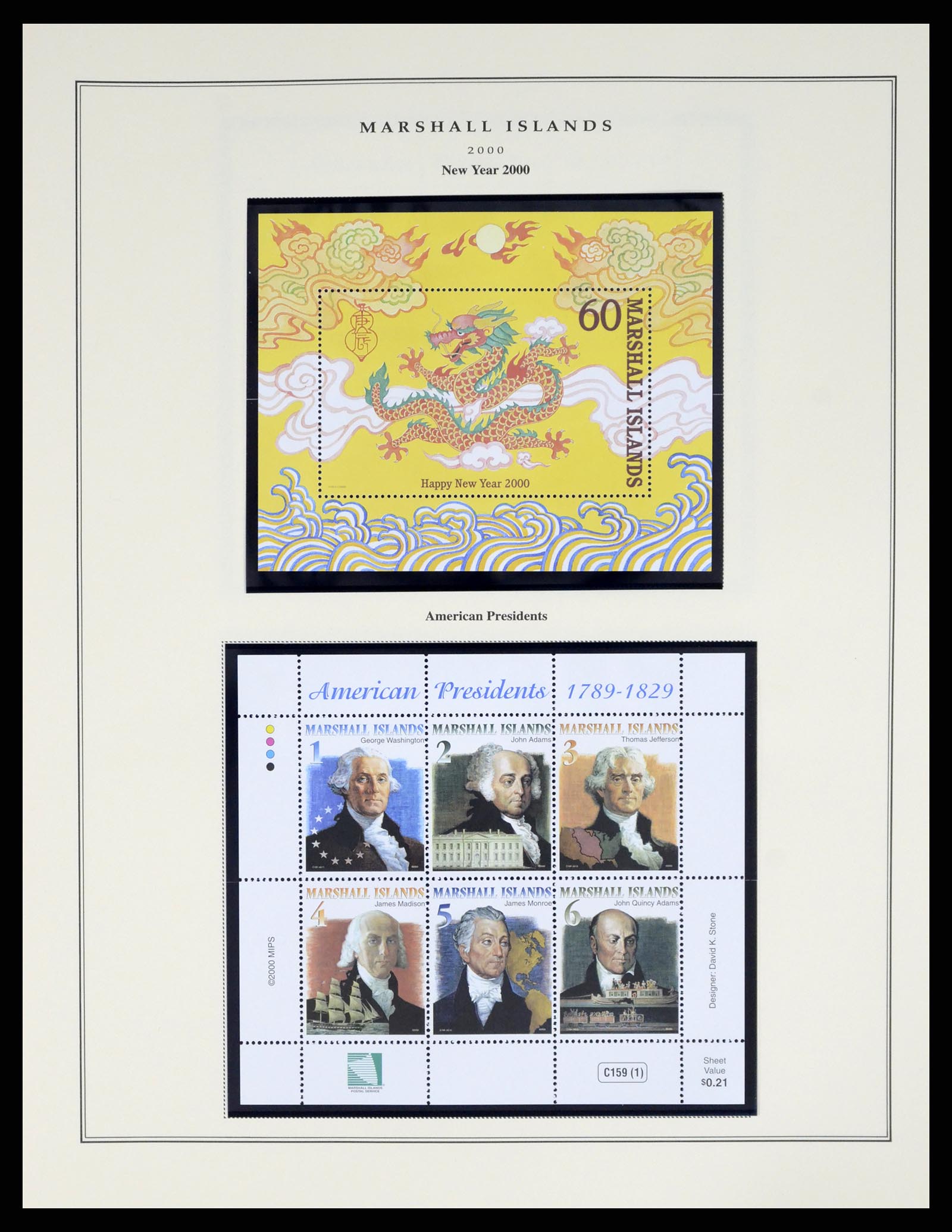 37813 165 - Postzegelverzameling 37813 Marshalleilanden 1984-2005.
