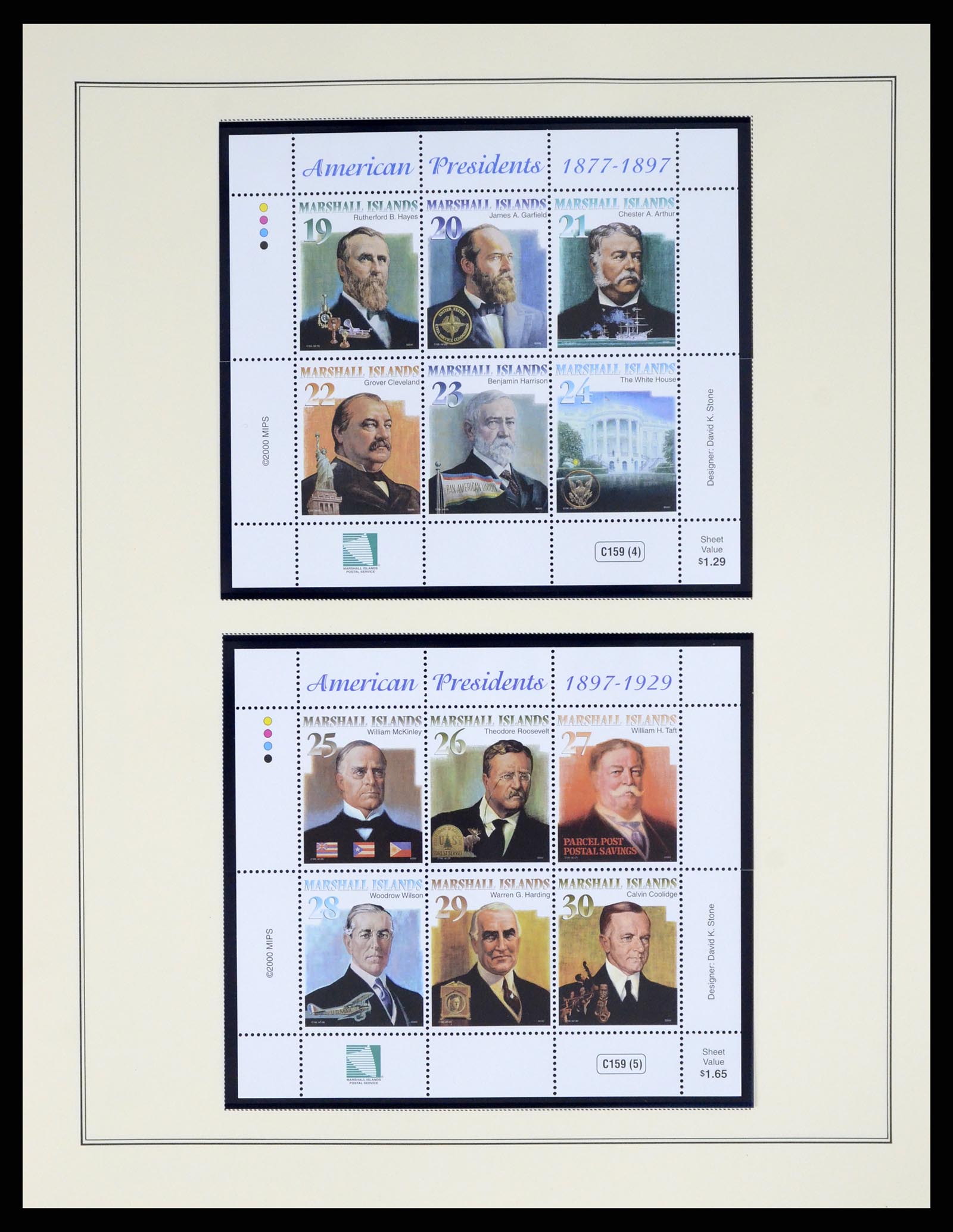 37813 167 - Postzegelverzameling 37813 Marshalleilanden 1984-2005.