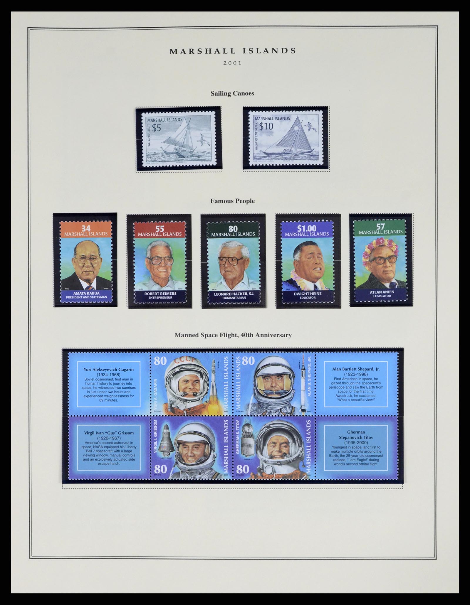 37813 178 - Postzegelverzameling 37813 Marshalleilanden 1984-2005.