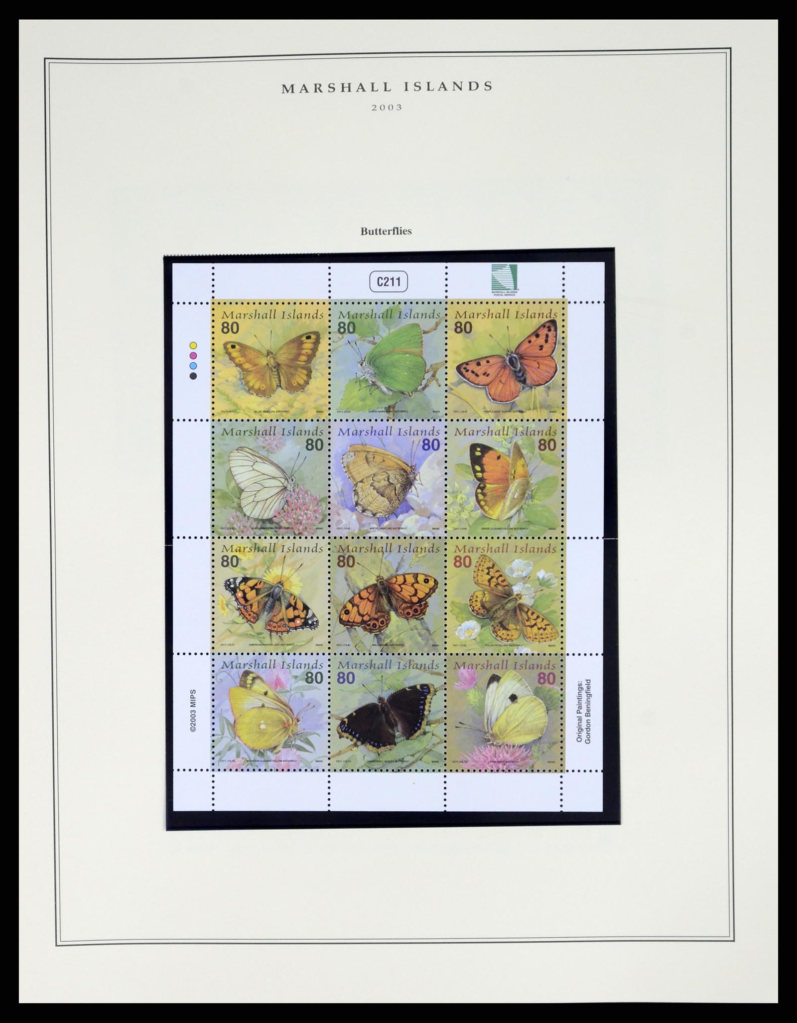 37813 202 - Postzegelverzameling 37813 Marshalleilanden 1984-2005.
