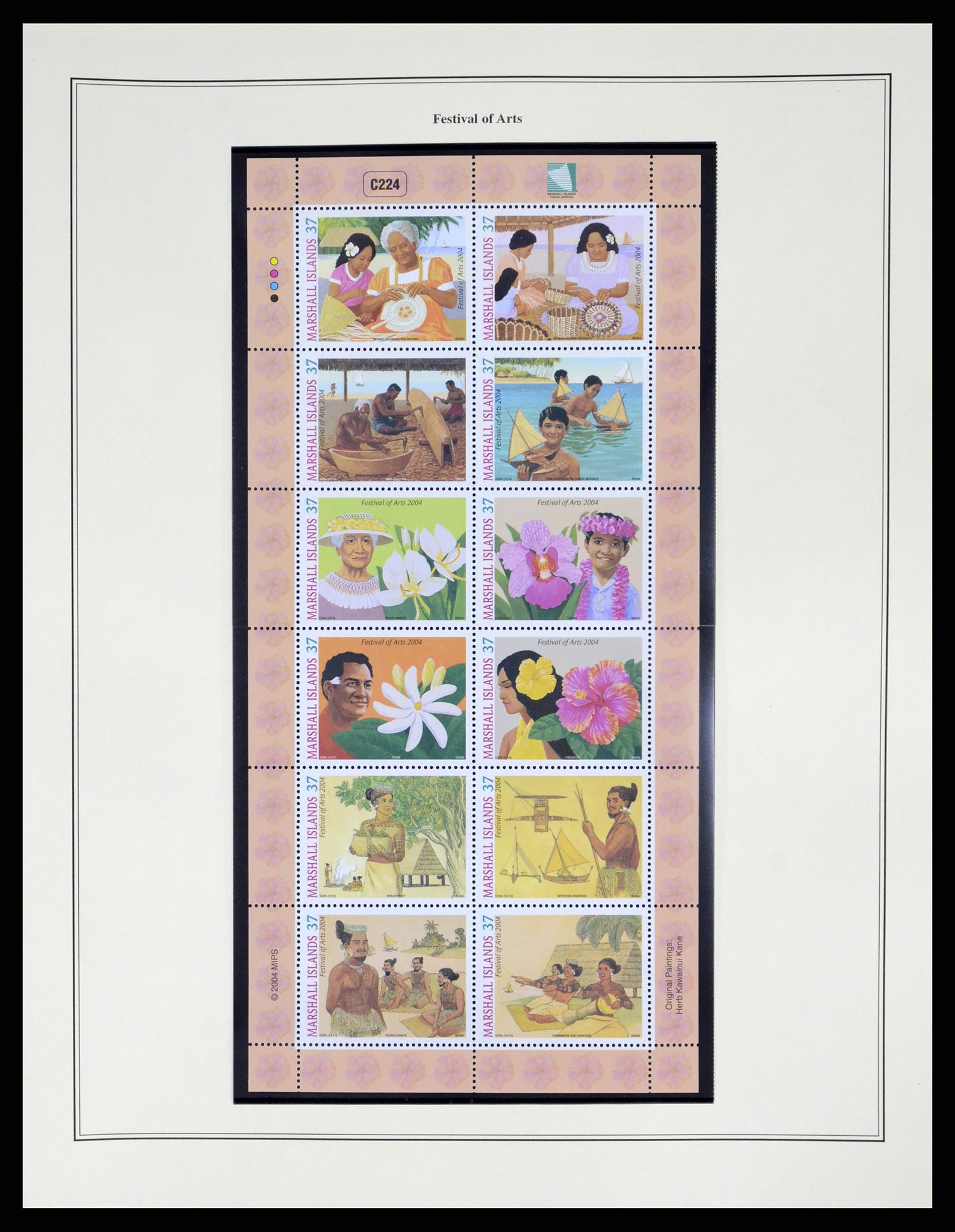 37813 209 - Postzegelverzameling 37813 Marshalleilanden 1984-2005.