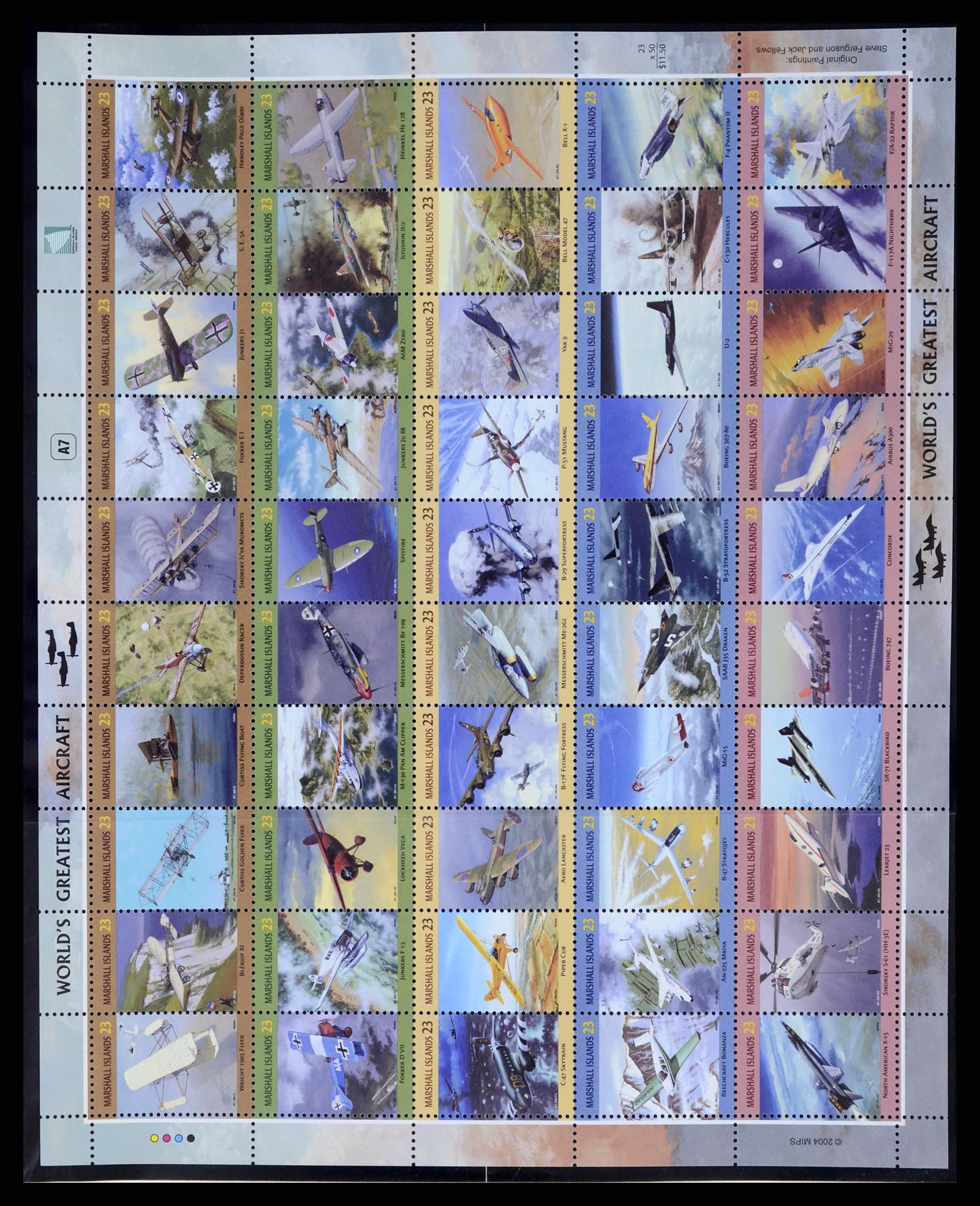 37813 210 - Postzegelverzameling 37813 Marshalleilanden 1984-2005.