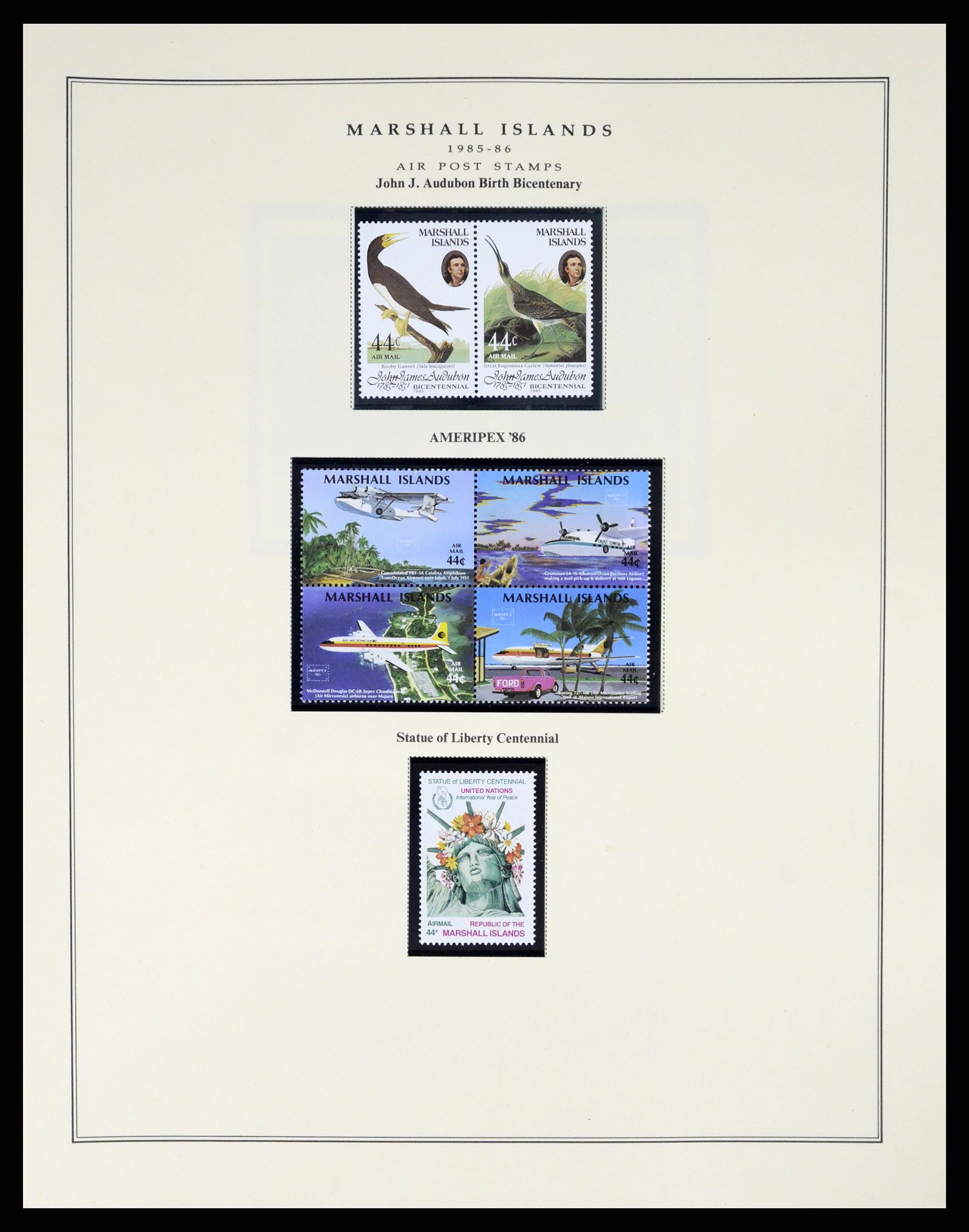 37813 214 - Postzegelverzameling 37813 Marshalleilanden 1984-2005.