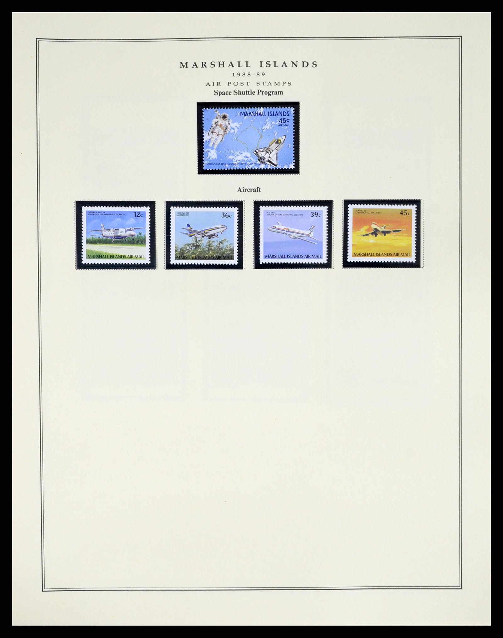 37813 217 - Postzegelverzameling 37813 Marshalleilanden 1984-2005.