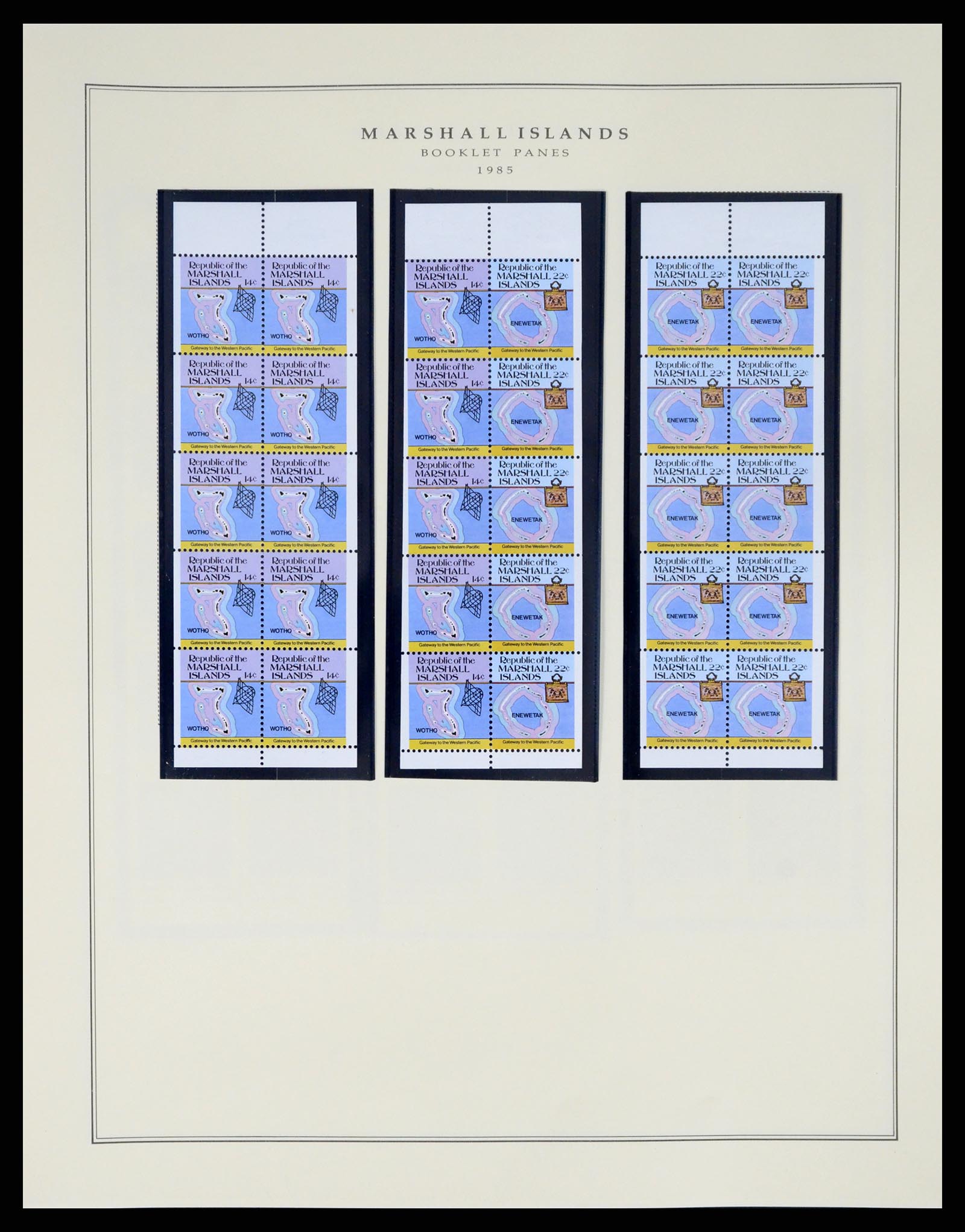 37813 219 - Postzegelverzameling 37813 Marshalleilanden 1984-2005.