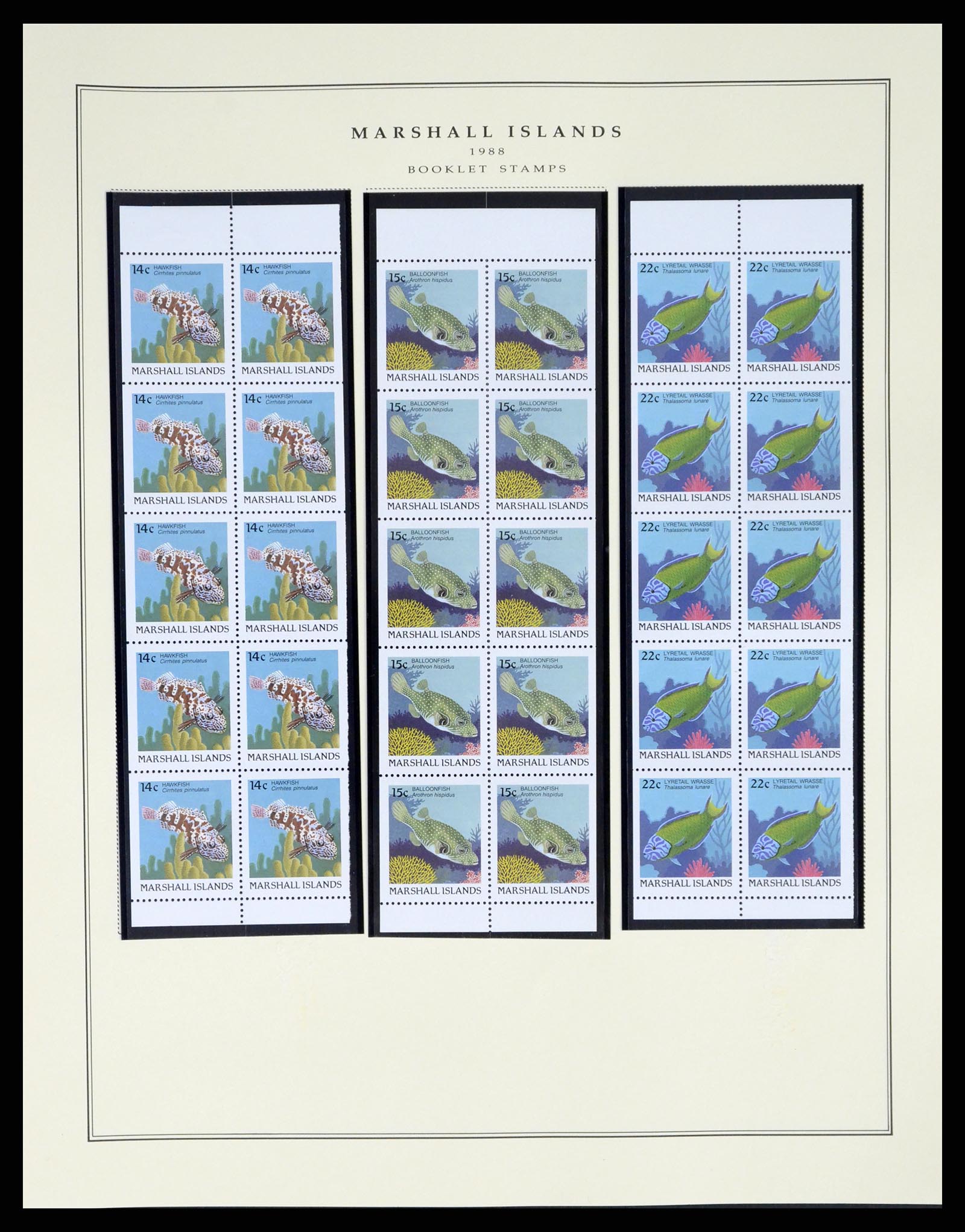 37813 220 - Postzegelverzameling 37813 Marshalleilanden 1984-2005.