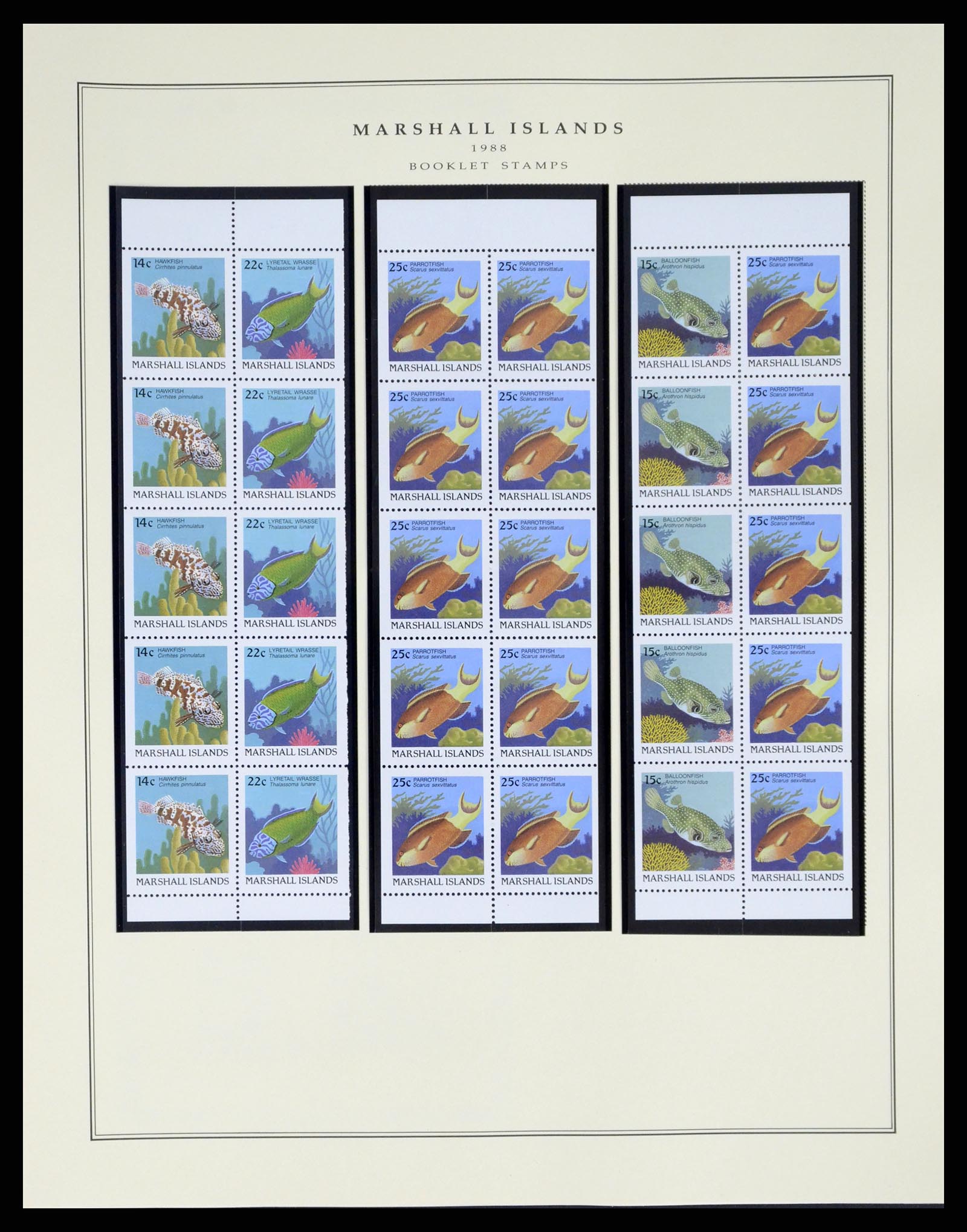37813 221 - Postzegelverzameling 37813 Marshalleilanden 1984-2005.