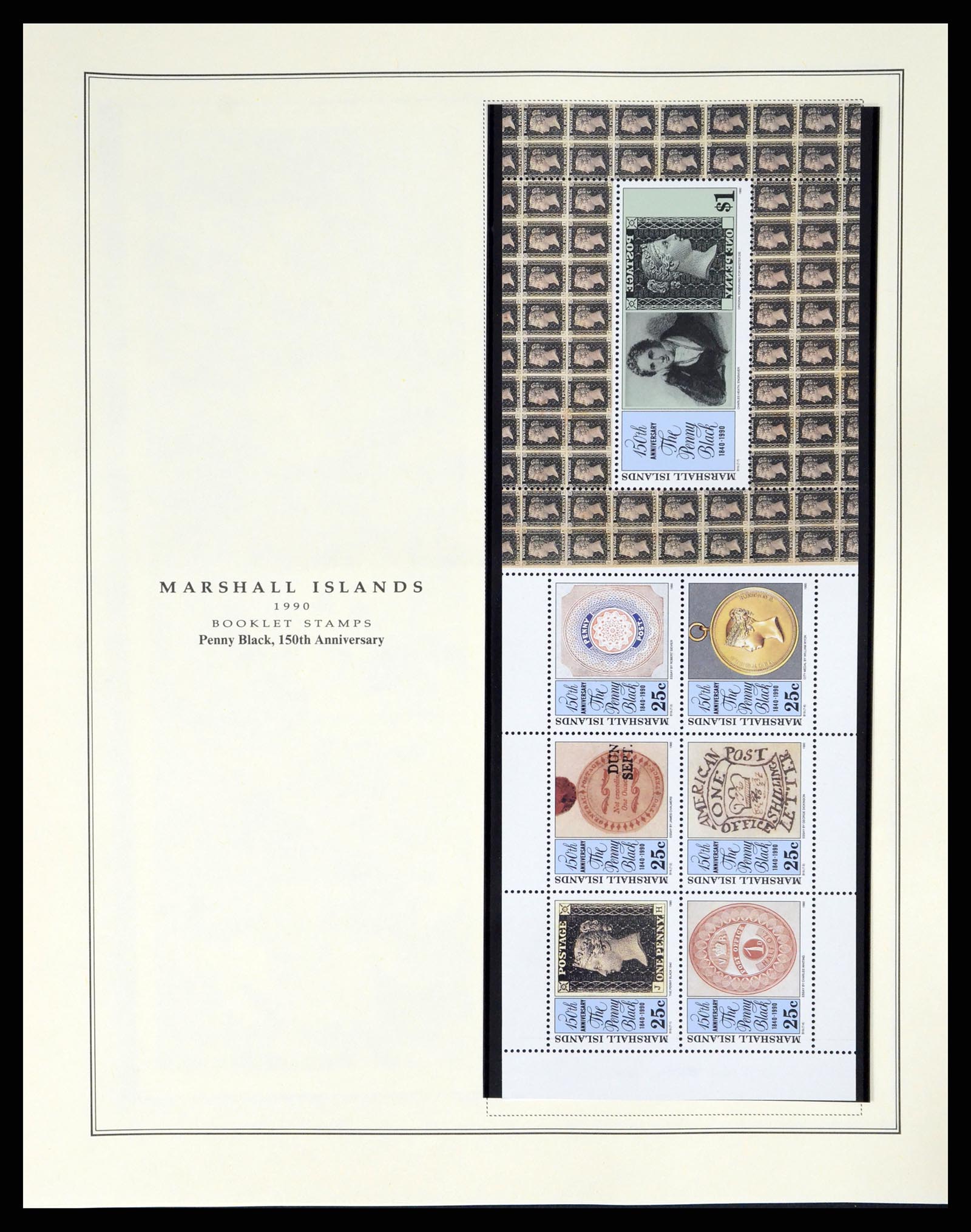 37813 223 - Postzegelverzameling 37813 Marshalleilanden 1984-2005.