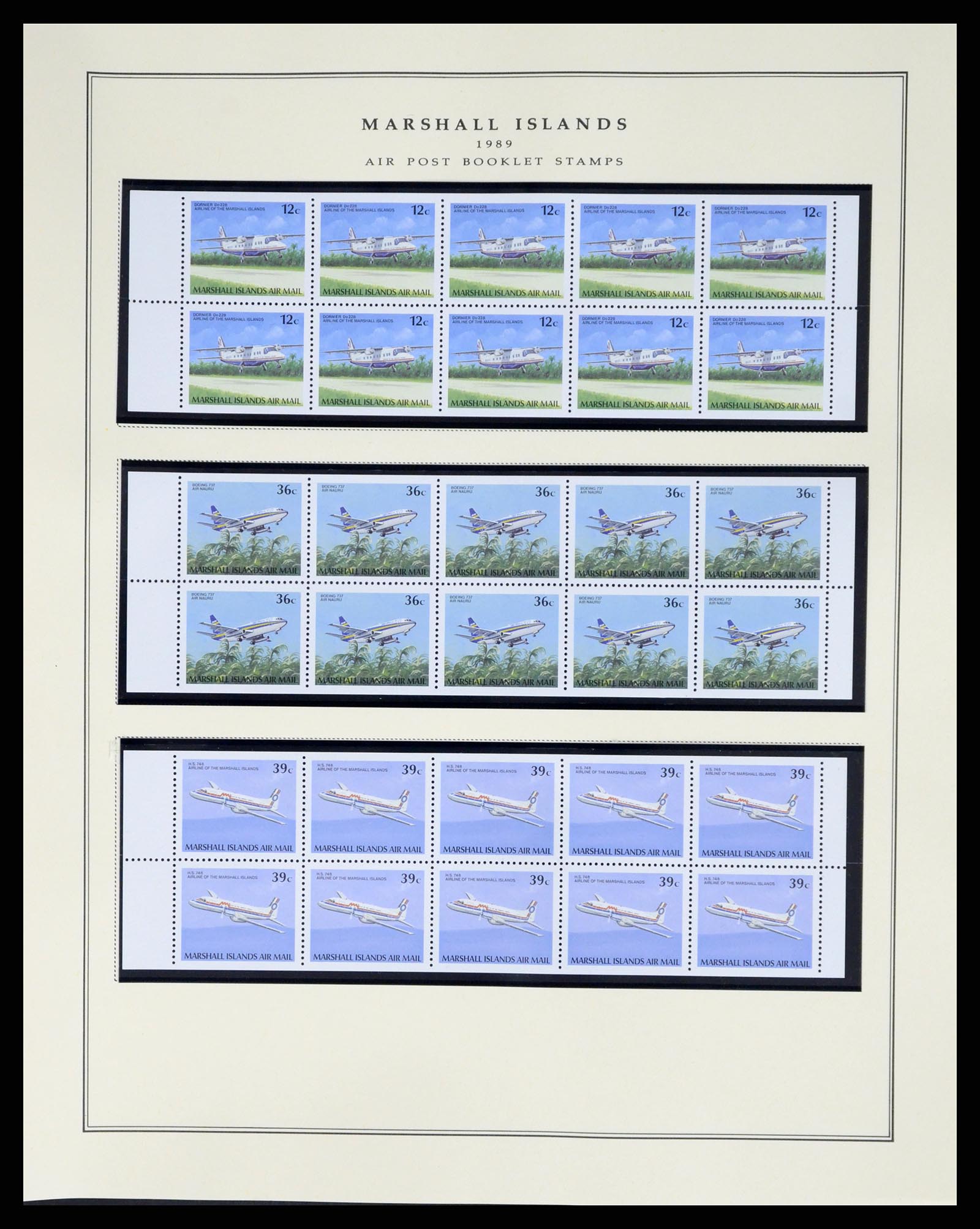 37813 231 - Postzegelverzameling 37813 Marshalleilanden 1984-2005.