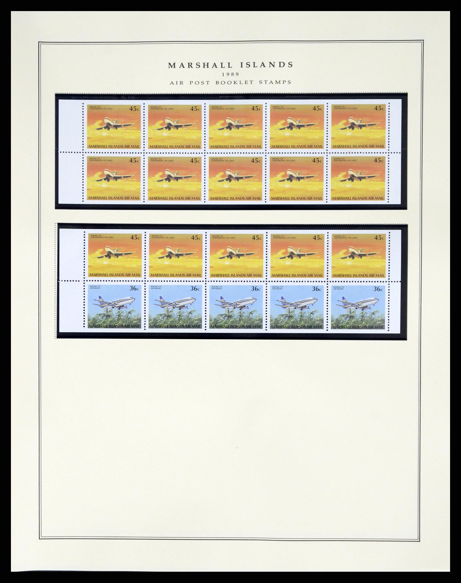 37813 232 - Postzegelverzameling 37813 Marshalleilanden 1984-2005.