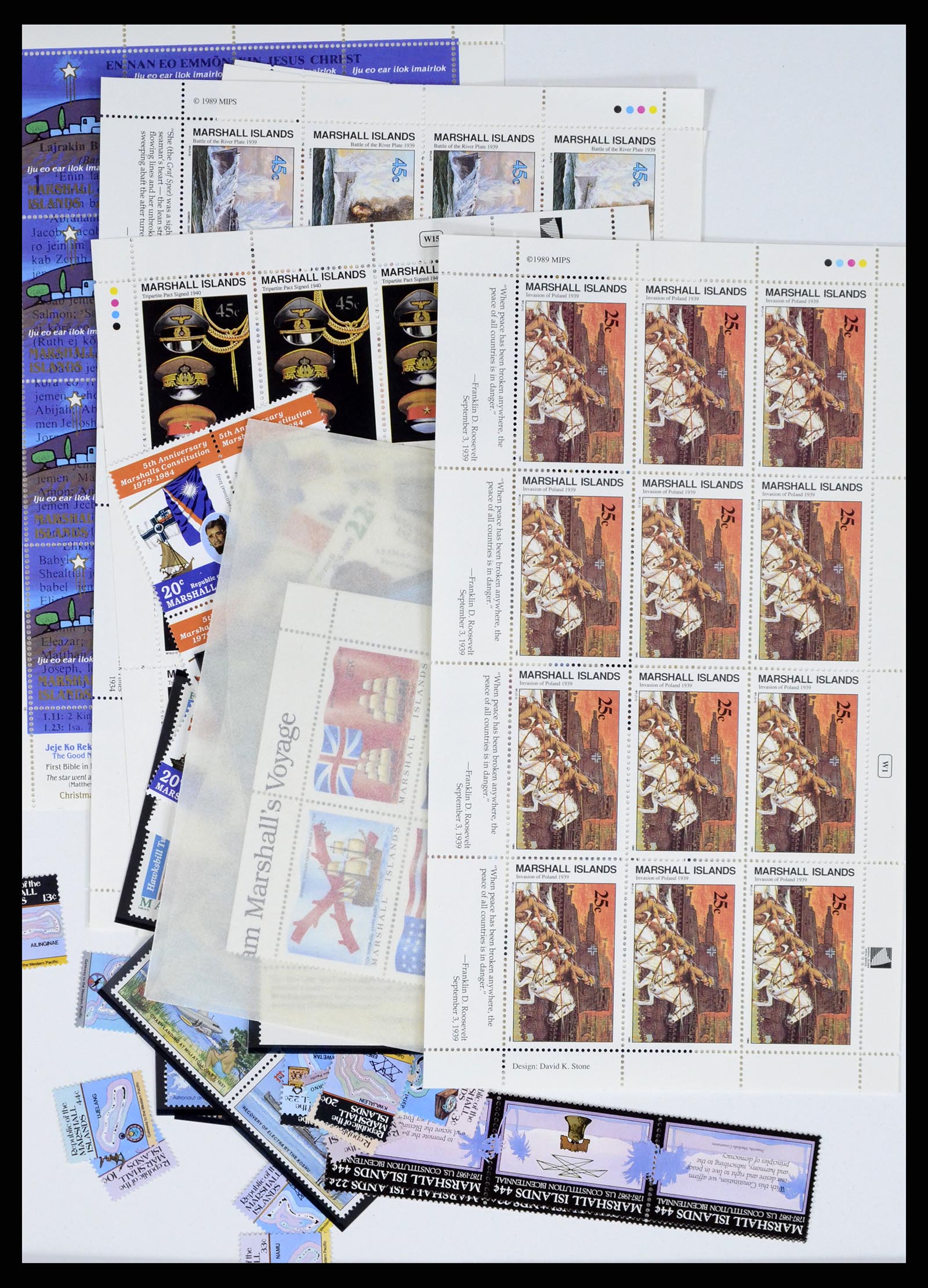 37813 235 - Postzegelverzameling 37813 Marshalleilanden 1984-2005.