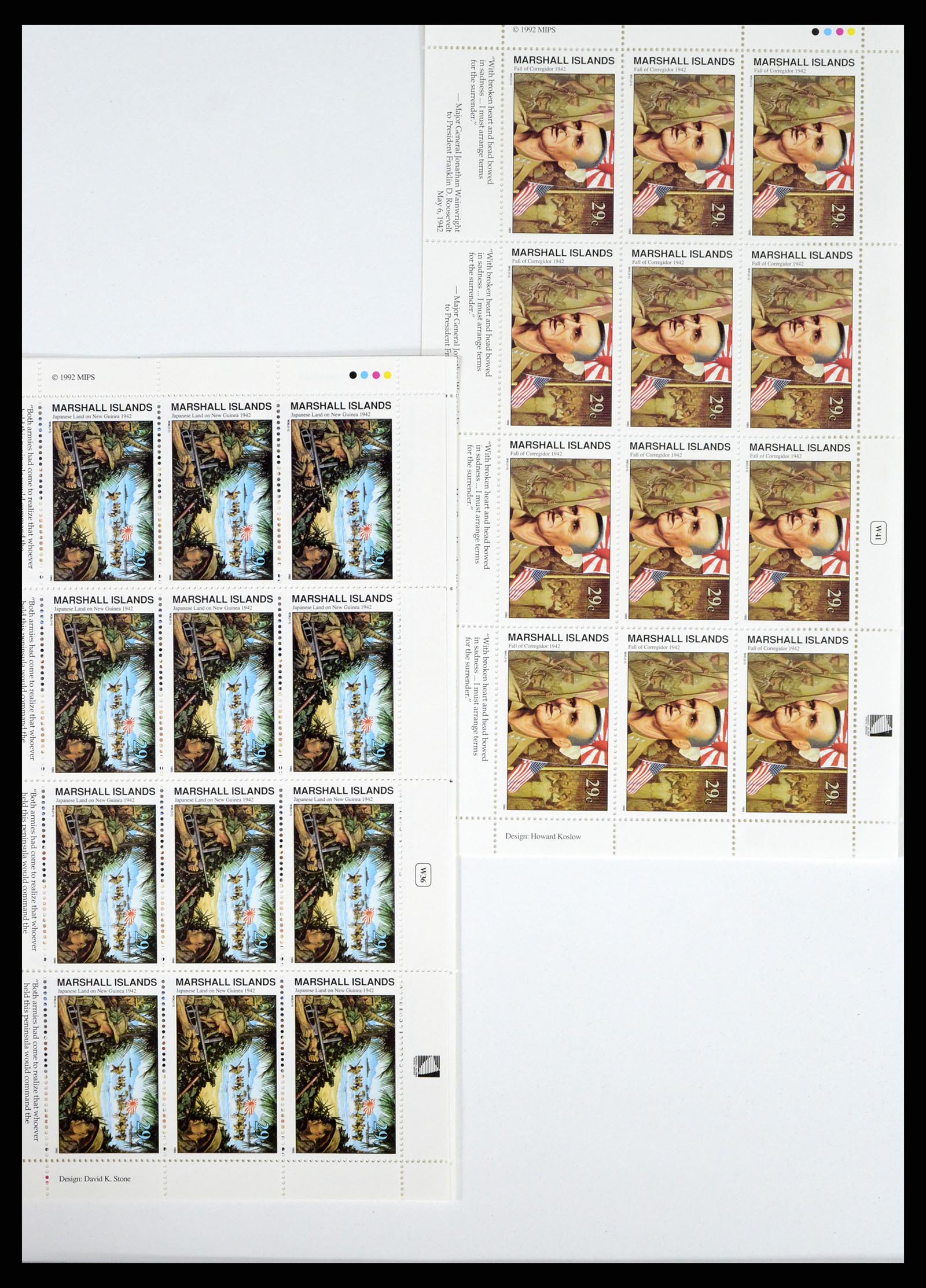 37813 238 - Postzegelverzameling 37813 Marshalleilanden 1984-2005.