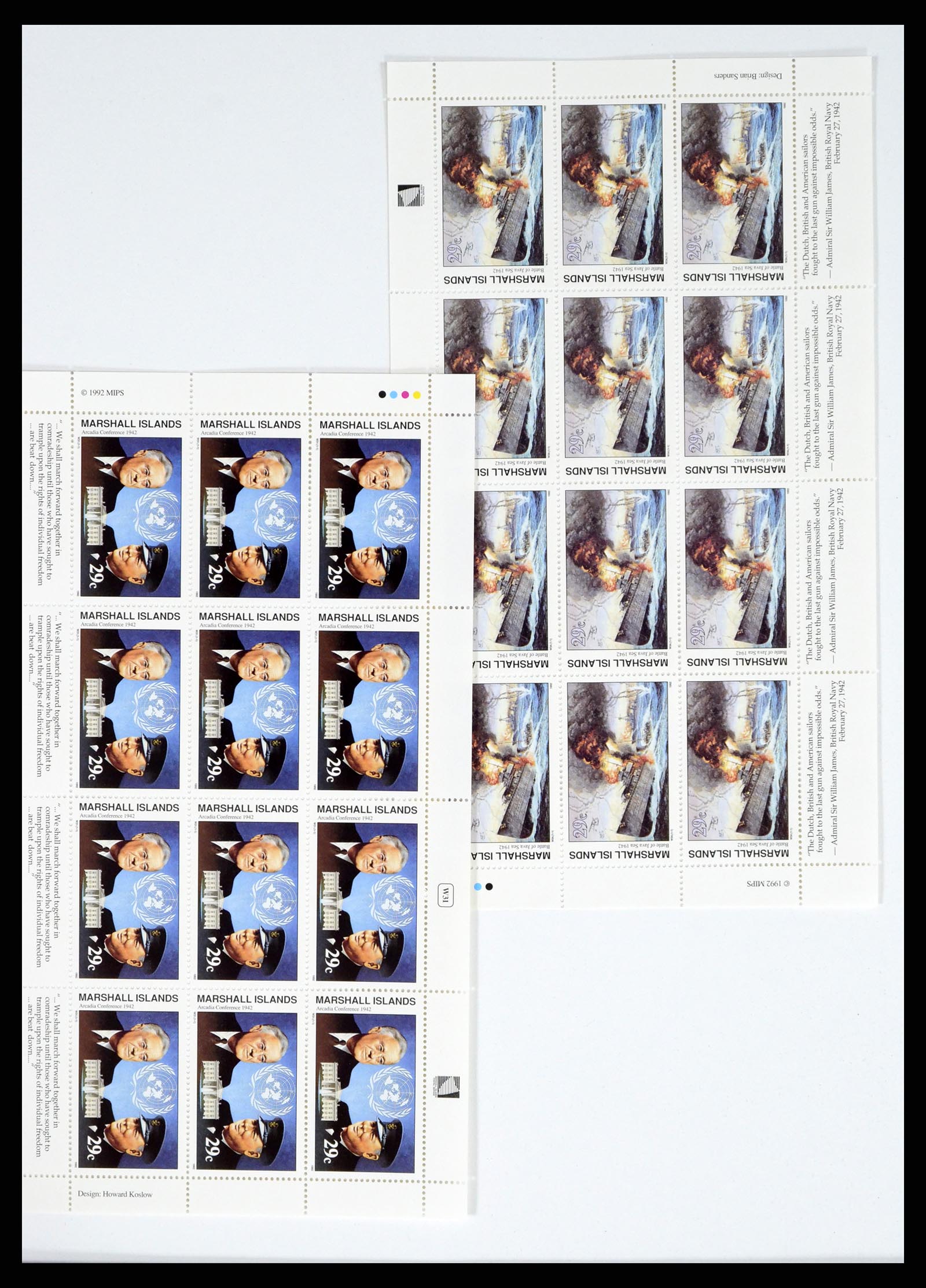 37813 239 - Postzegelverzameling 37813 Marshalleilanden 1984-2005.
