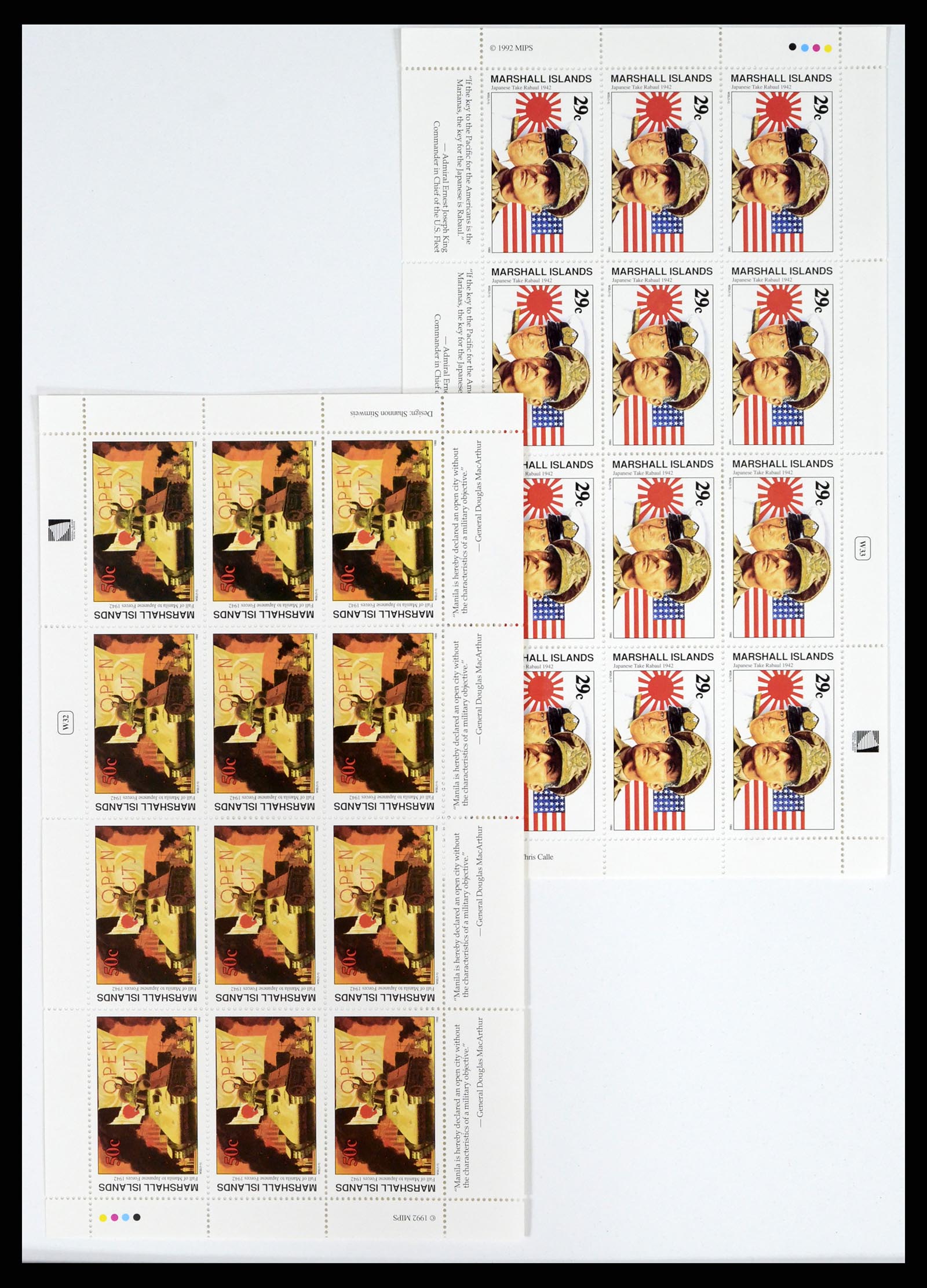 37813 240 - Postzegelverzameling 37813 Marshalleilanden 1984-2005.