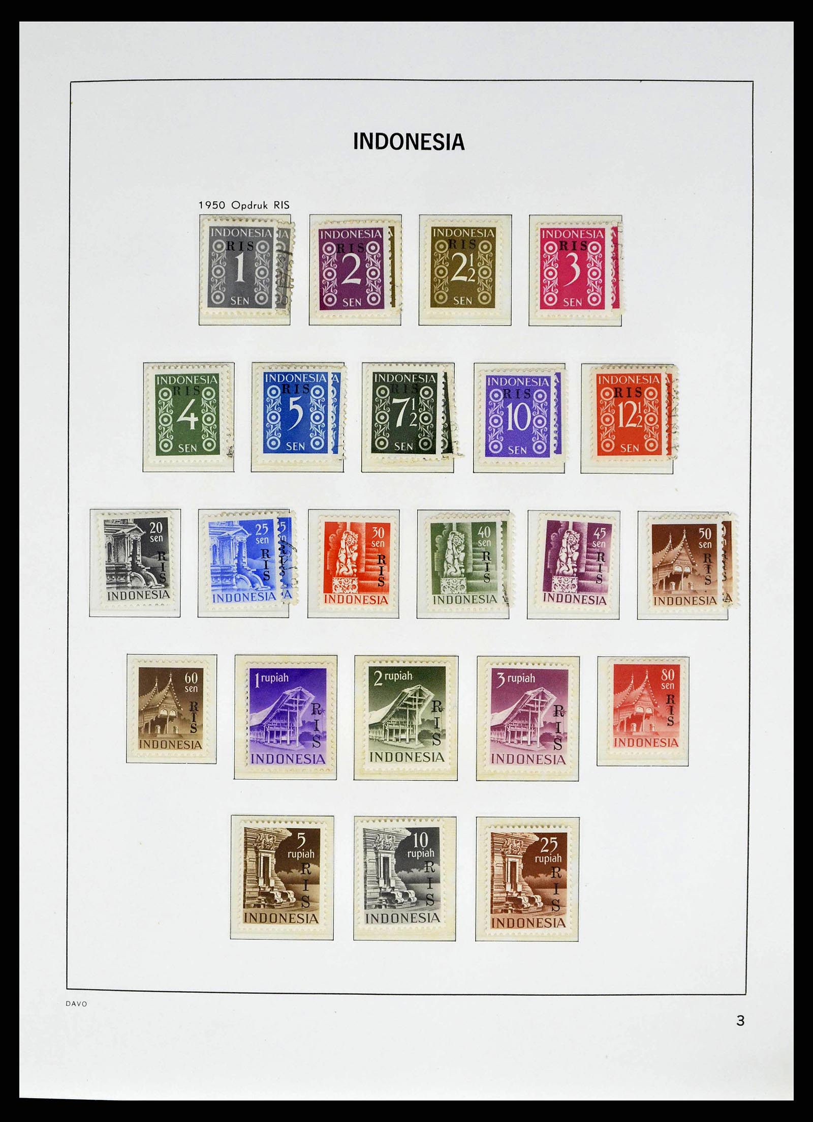 37823 0004 - Stamp collection 37823 Indonesia complete 1949-2021!!