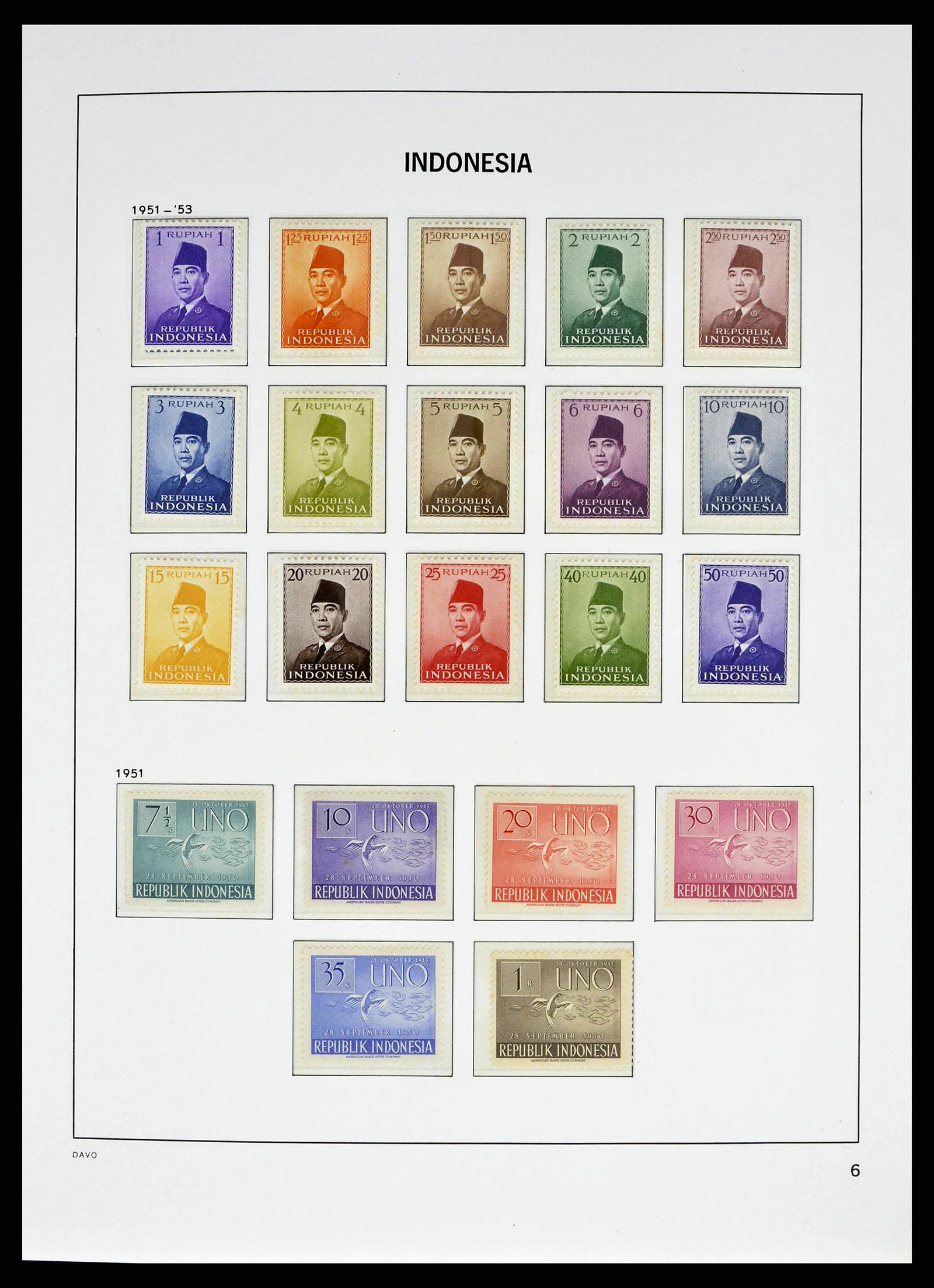 37823 0007 - Stamp collection 37823 Indonesia complete 1949-2021!!