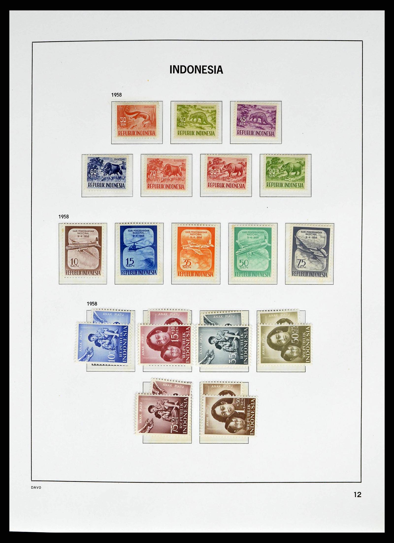 37823 0013 - Stamp collection 37823 Indonesia complete 1949-2021!!