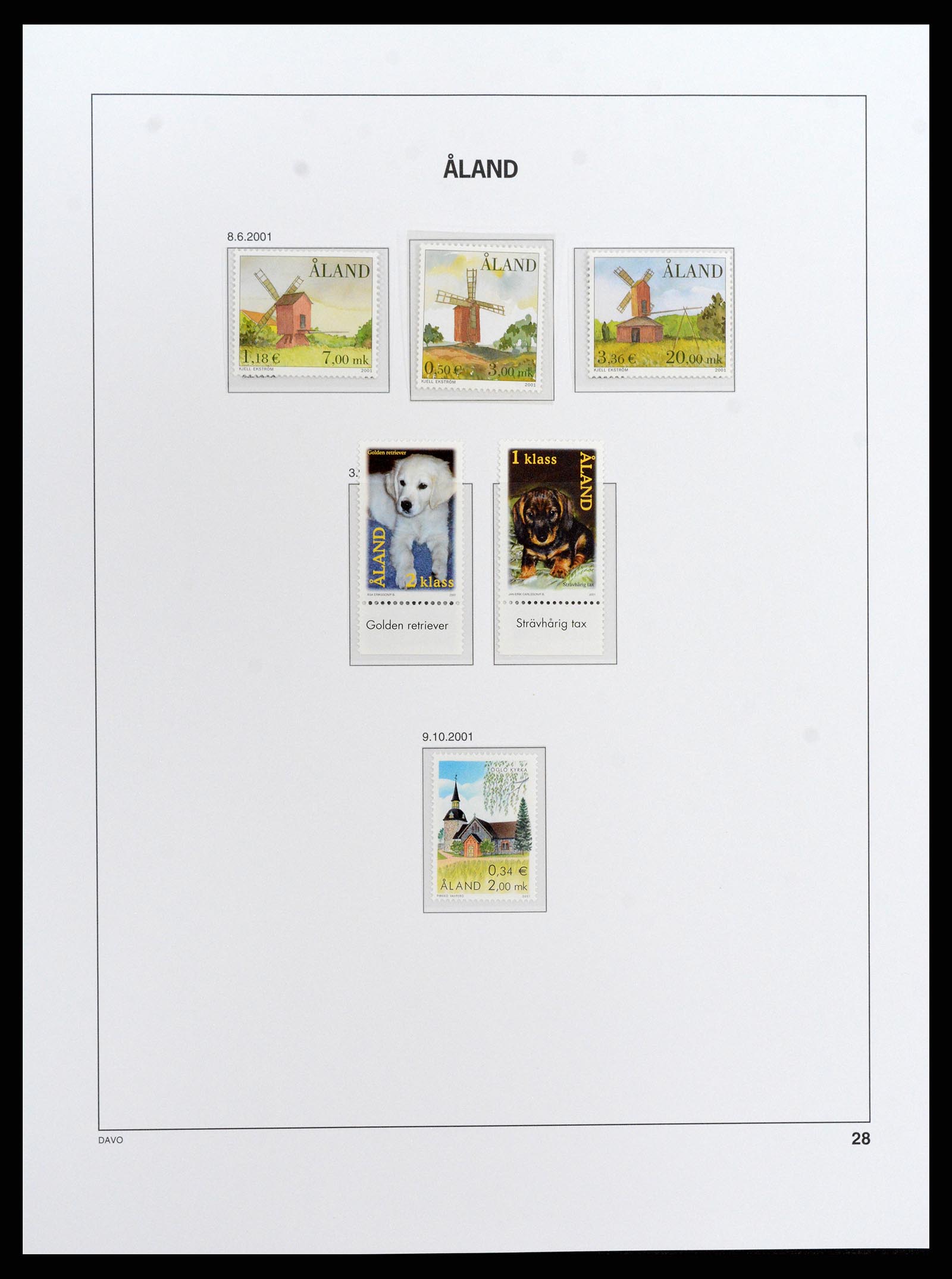 37827 041 - Postzegelverzameling 37827 Aland 1984-2016.