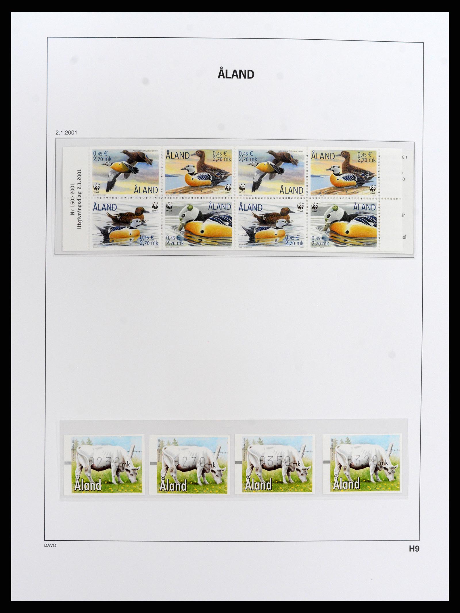 37827 043 - Postzegelverzameling 37827 Aland 1984-2016.
