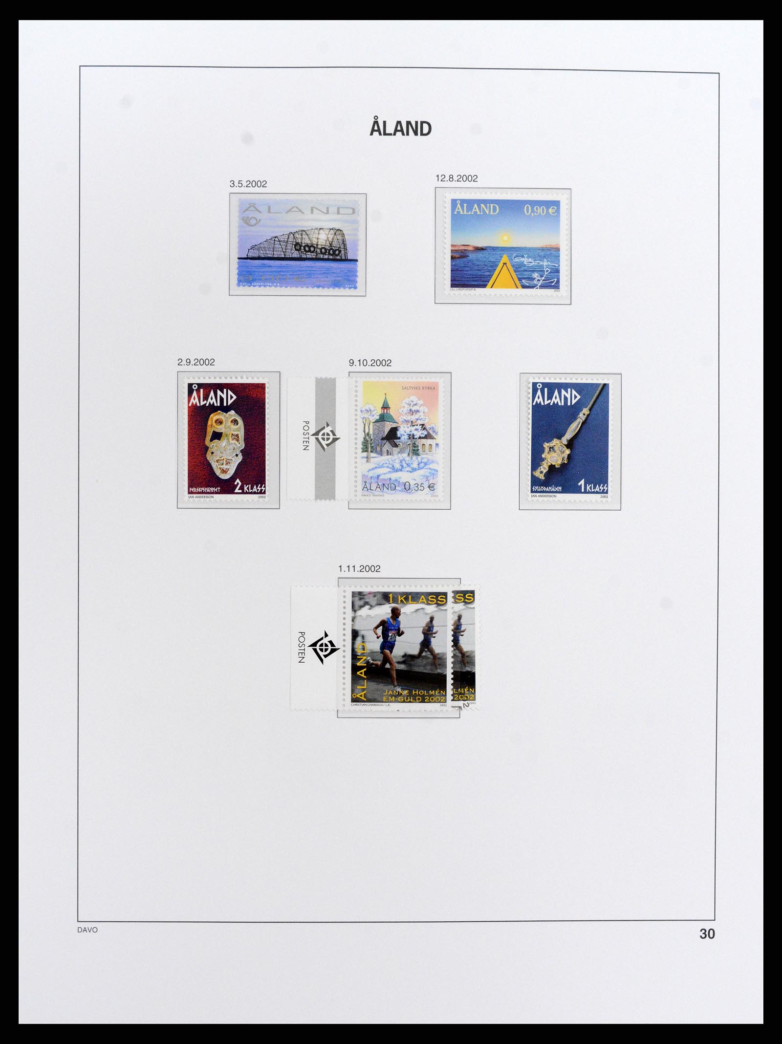 37827 045 - Postzegelverzameling 37827 Aland 1984-2016.