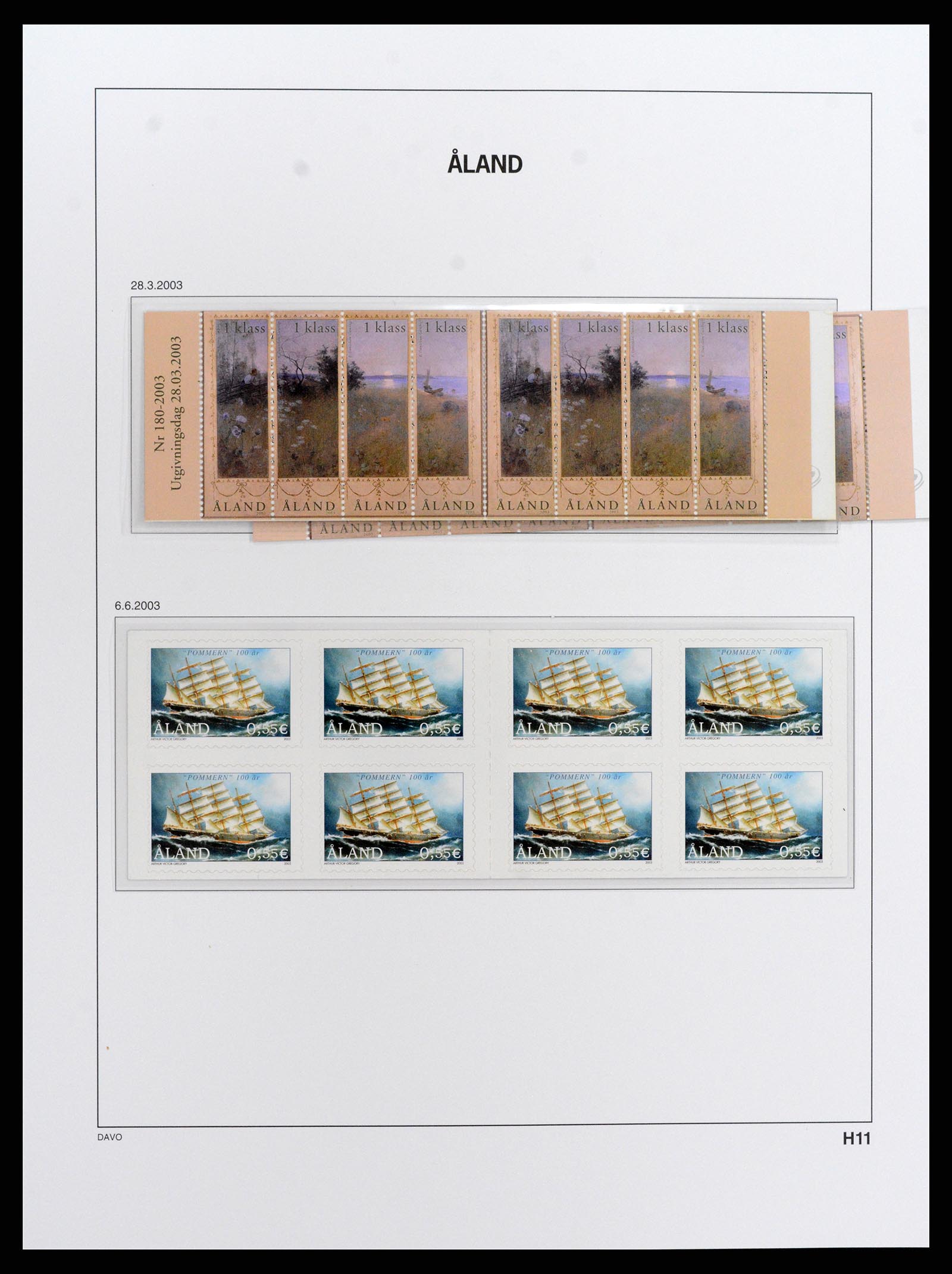 37827 049 - Postzegelverzameling 37827 Aland 1984-2016.