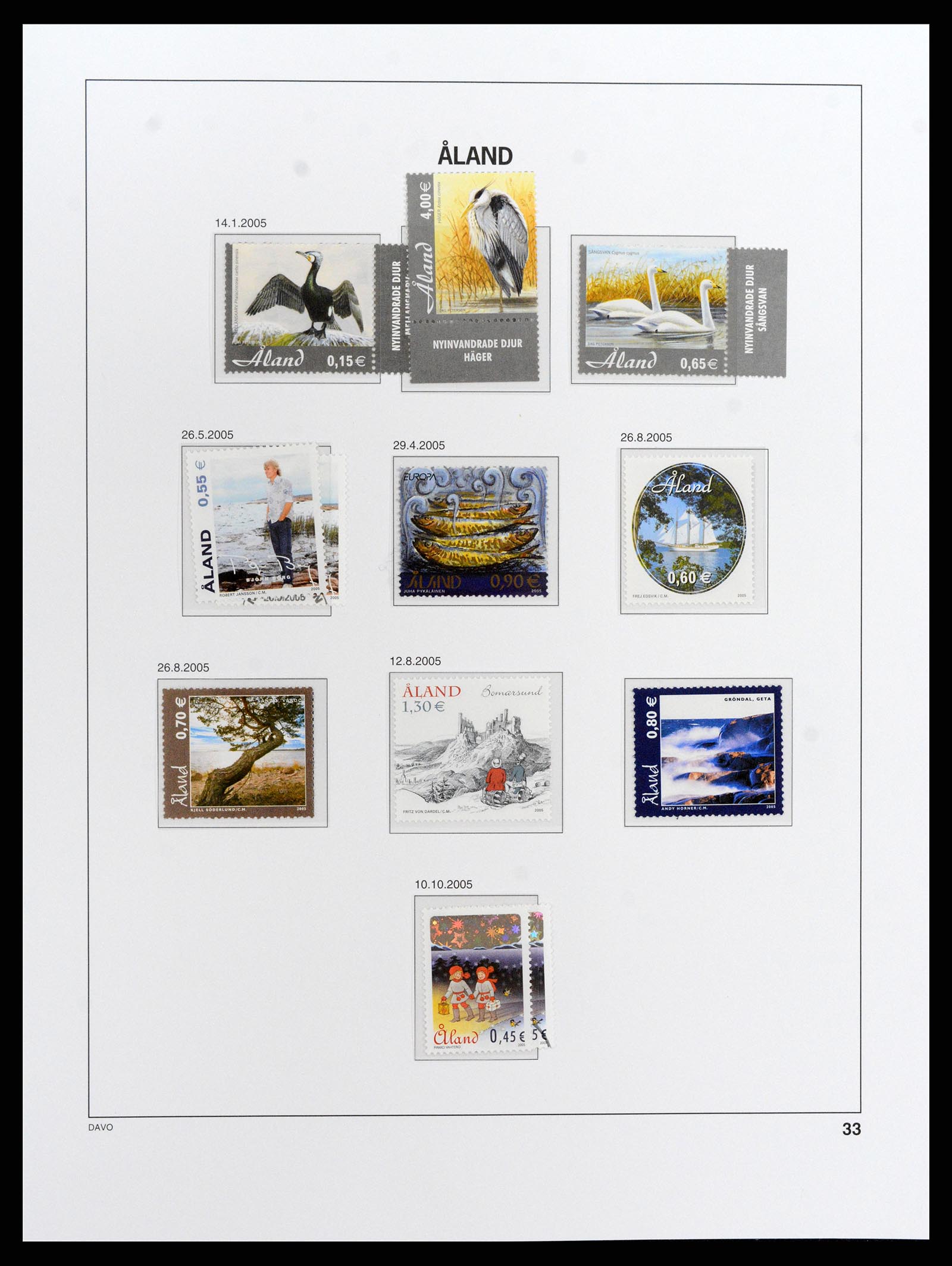 37827 056 - Postzegelverzameling 37827 Aland 1984-2016.