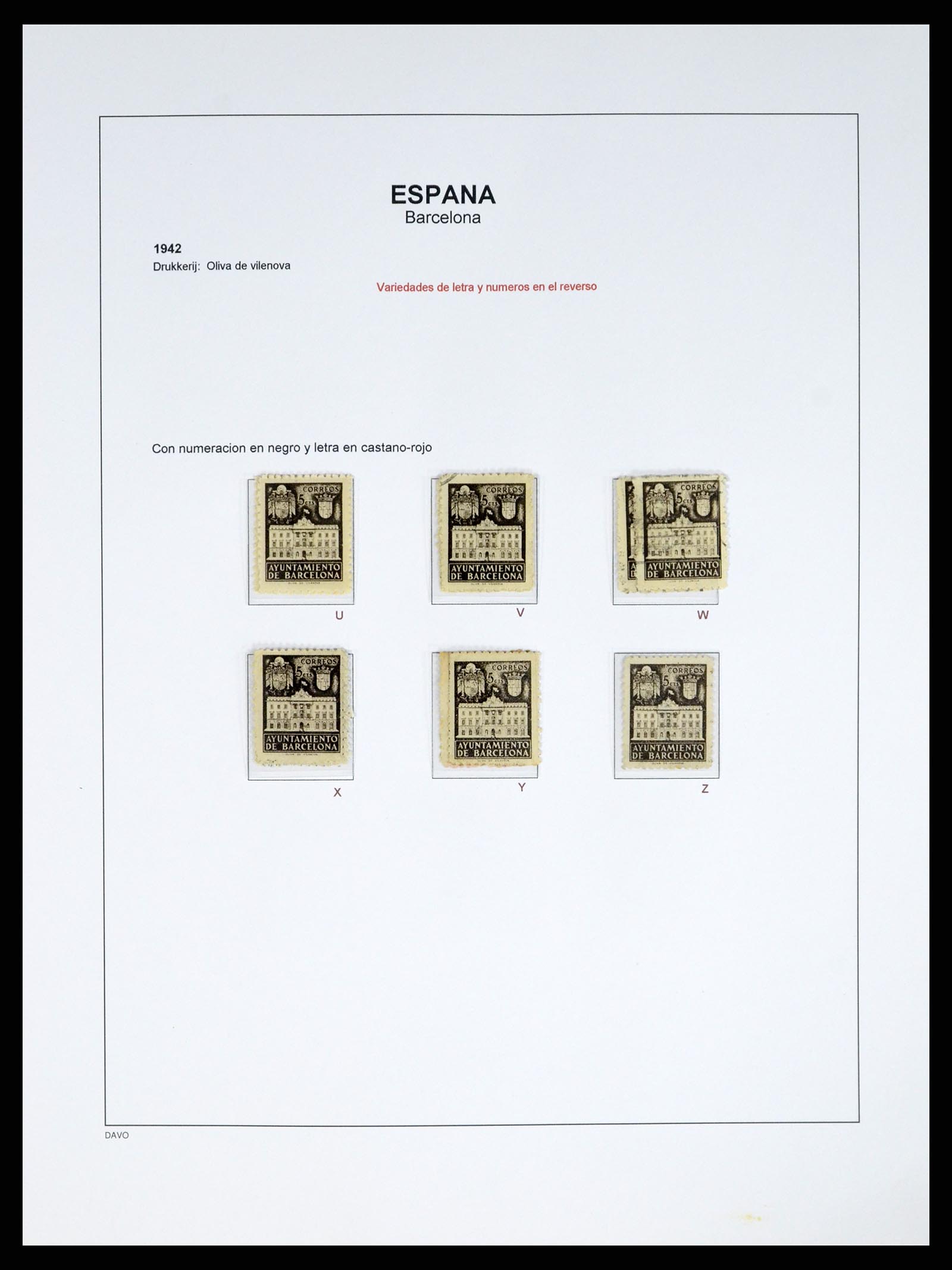 37837 061 - Postzegelverzameling 37837 Spaanse burgeroorlog en lokaalpost 1893-19