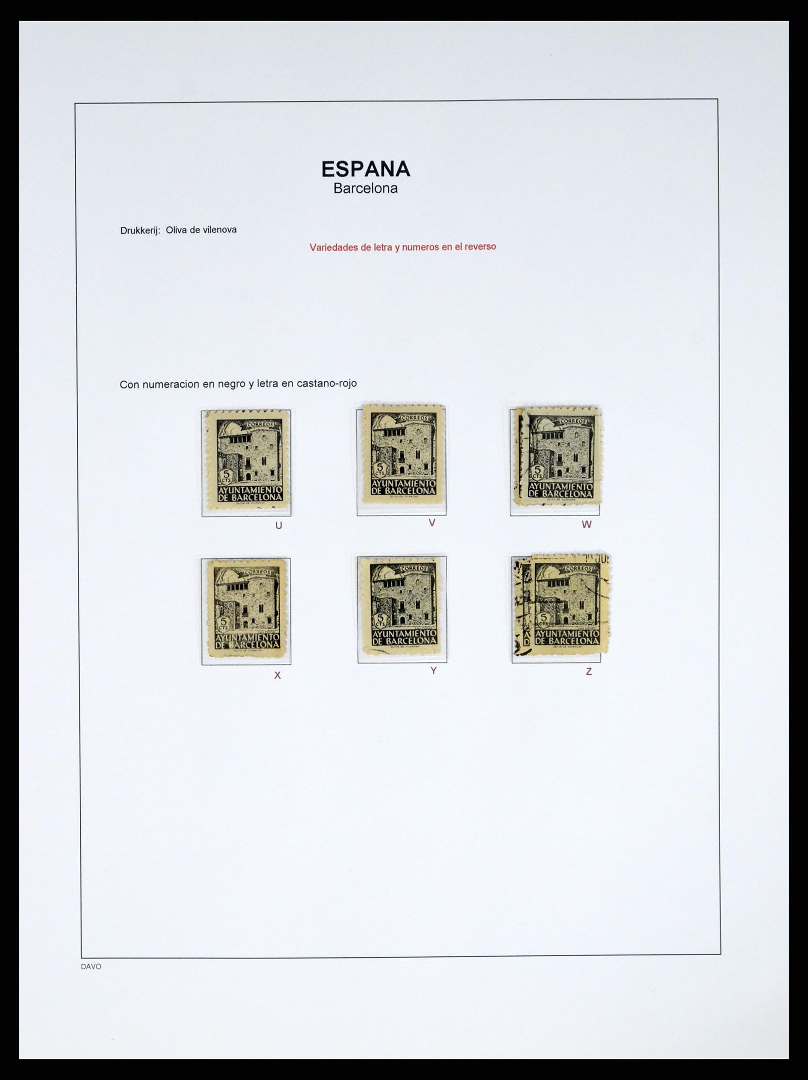 37837 064 - Postzegelverzameling 37837 Spaanse burgeroorlog en lokaalpost 1893-19