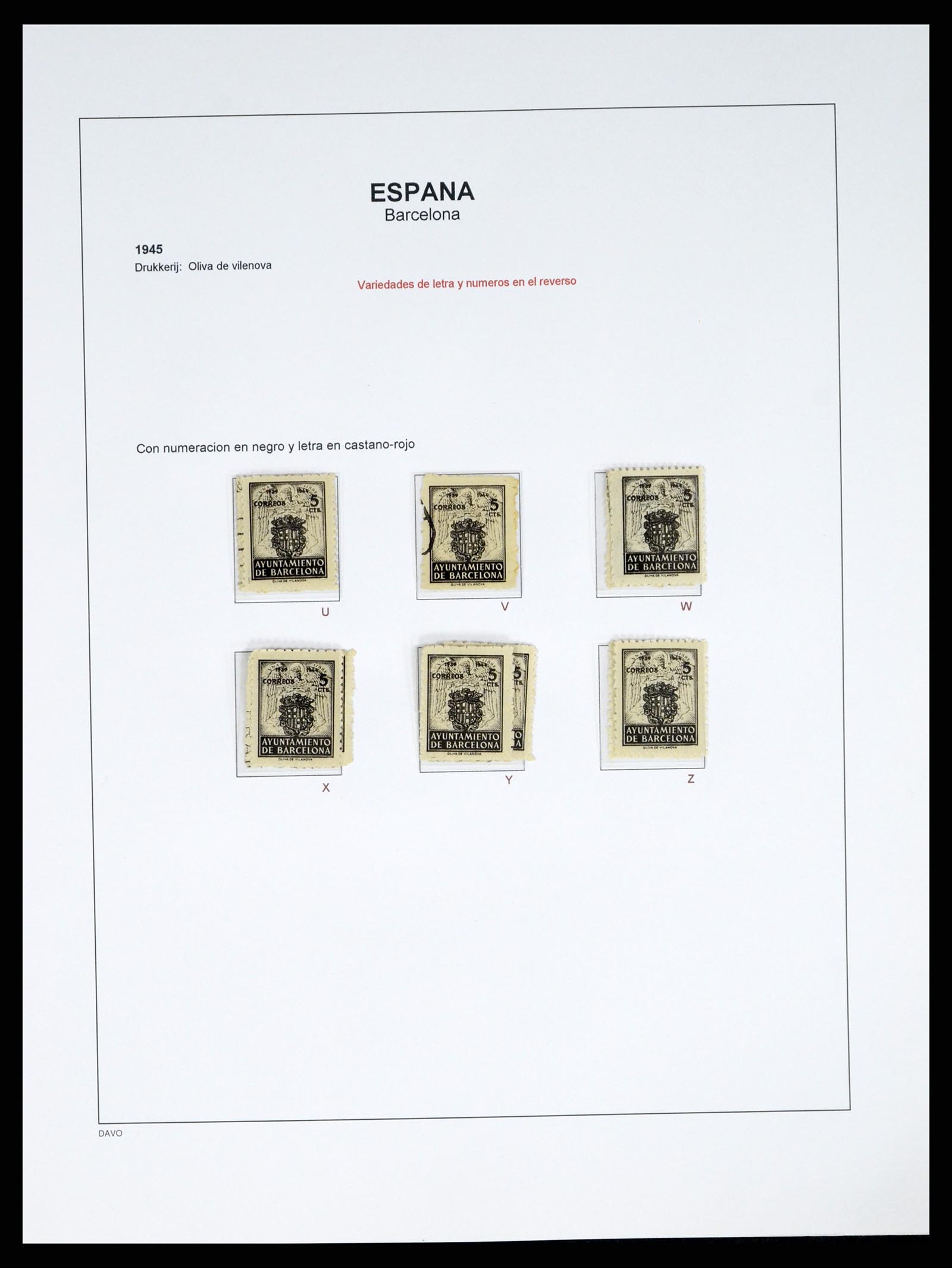 37837 069 - Postzegelverzameling 37837 Spaanse burgeroorlog en lokaalpost 1893-19