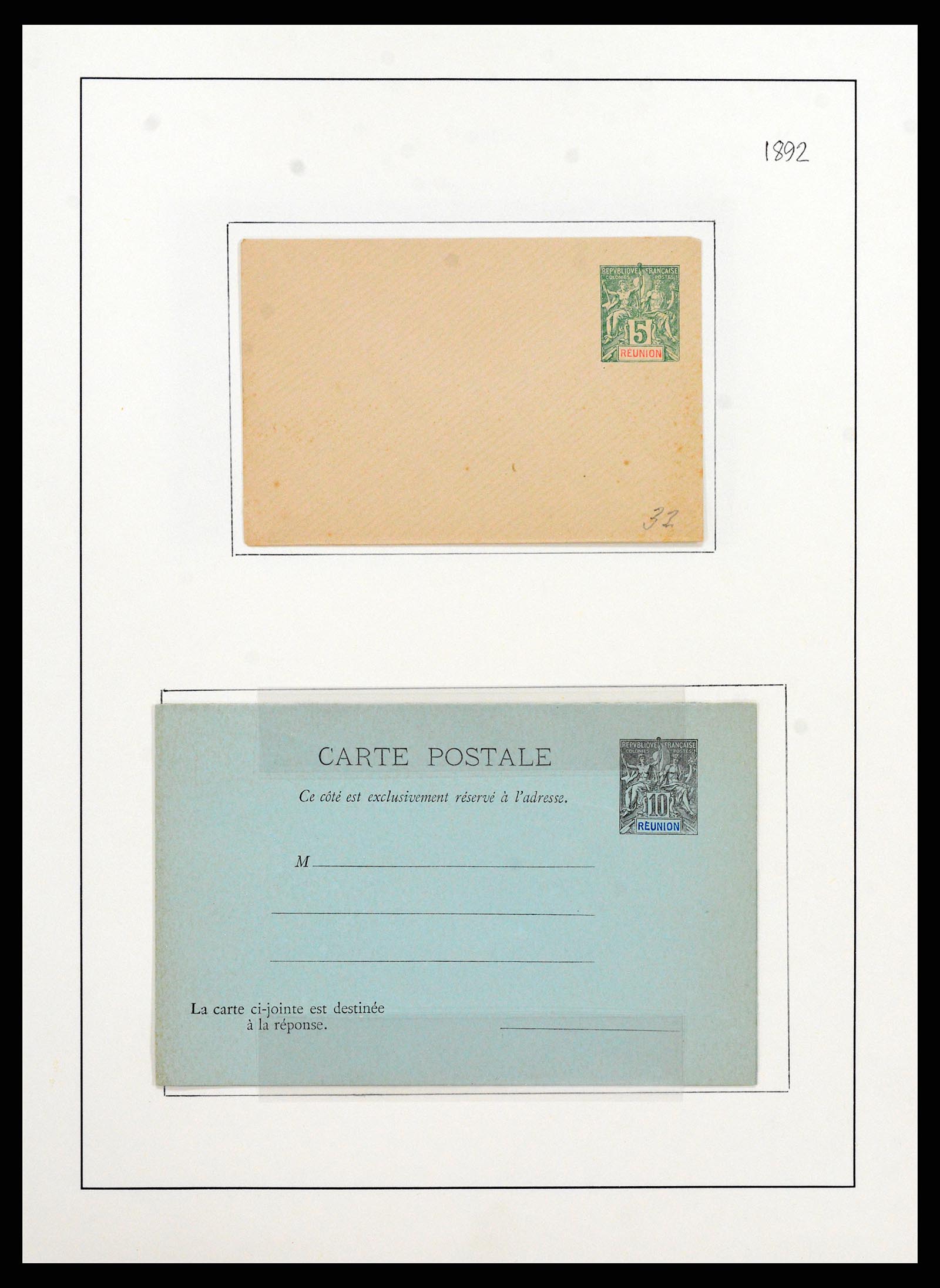 37930 007 - Postzegelverzameling 37930 Reunion 1852-1975.