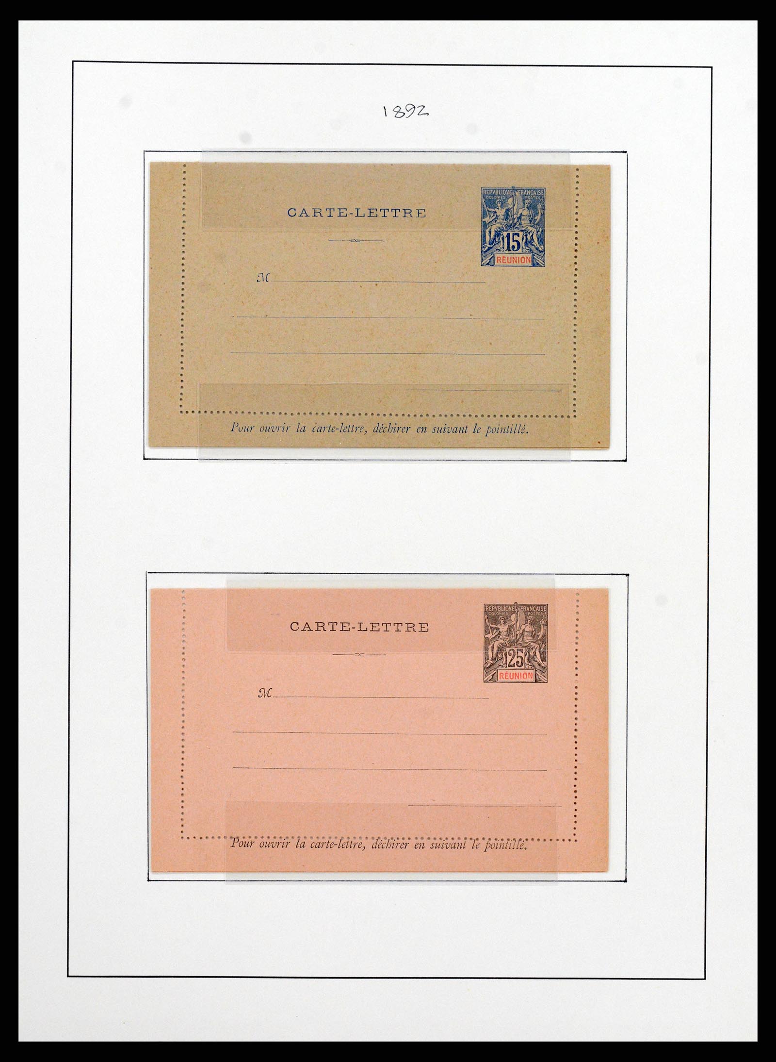 37930 008 - Postzegelverzameling 37930 Reunion 1852-1975.