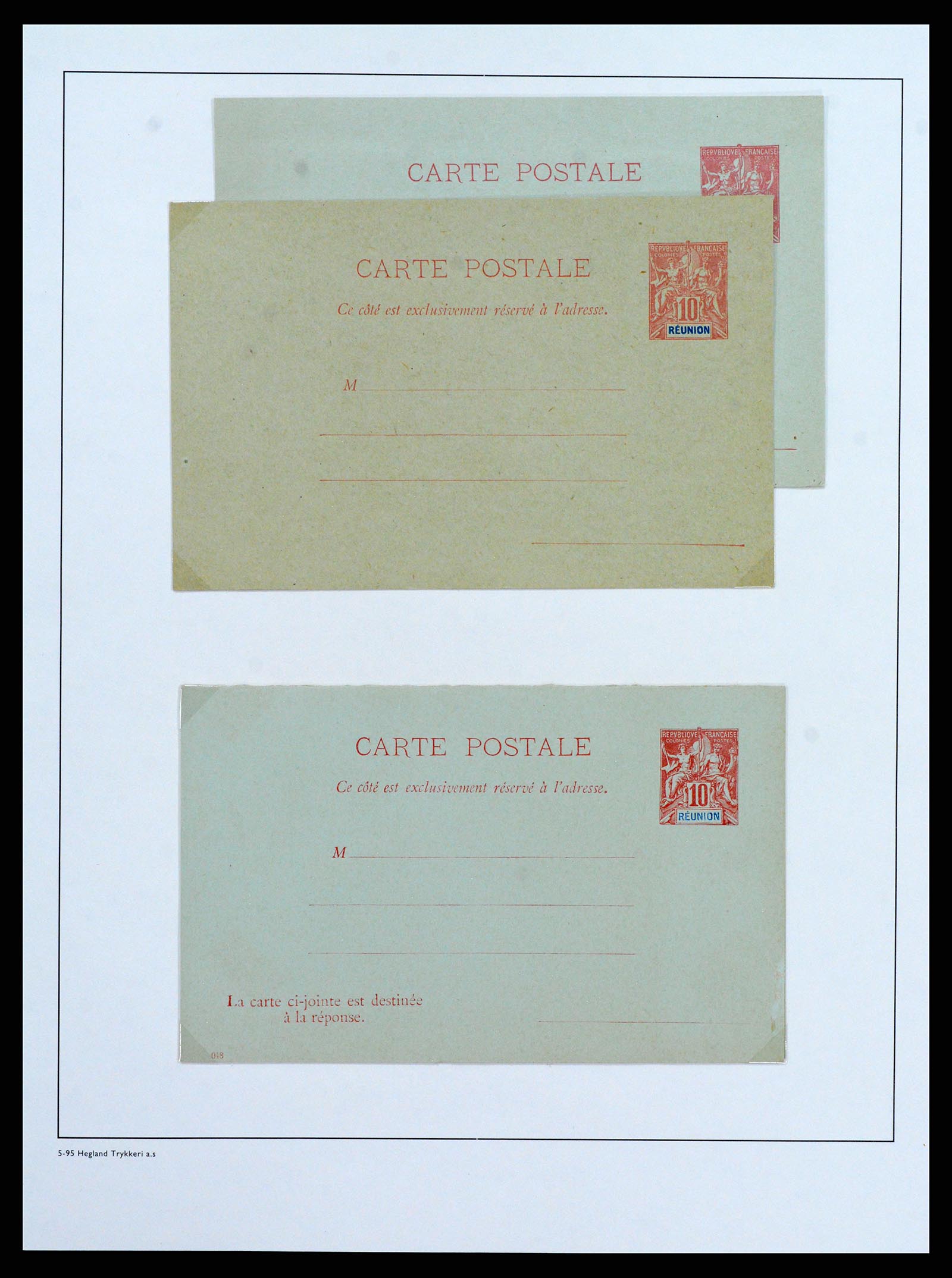 37930 014 - Postzegelverzameling 37930 Reunion 1852-1975.