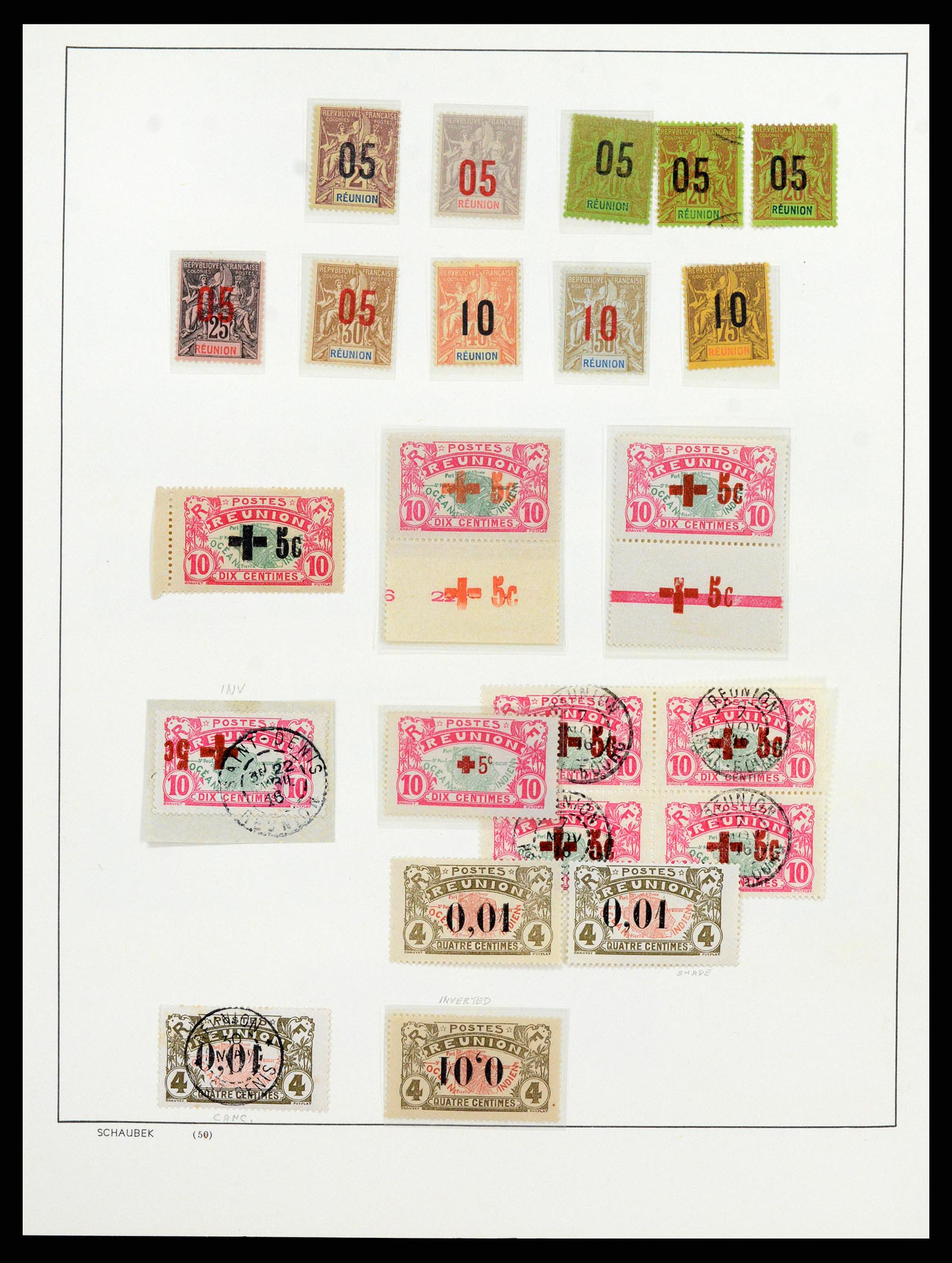 37930 017 - Postzegelverzameling 37930 Reunion 1852-1975.