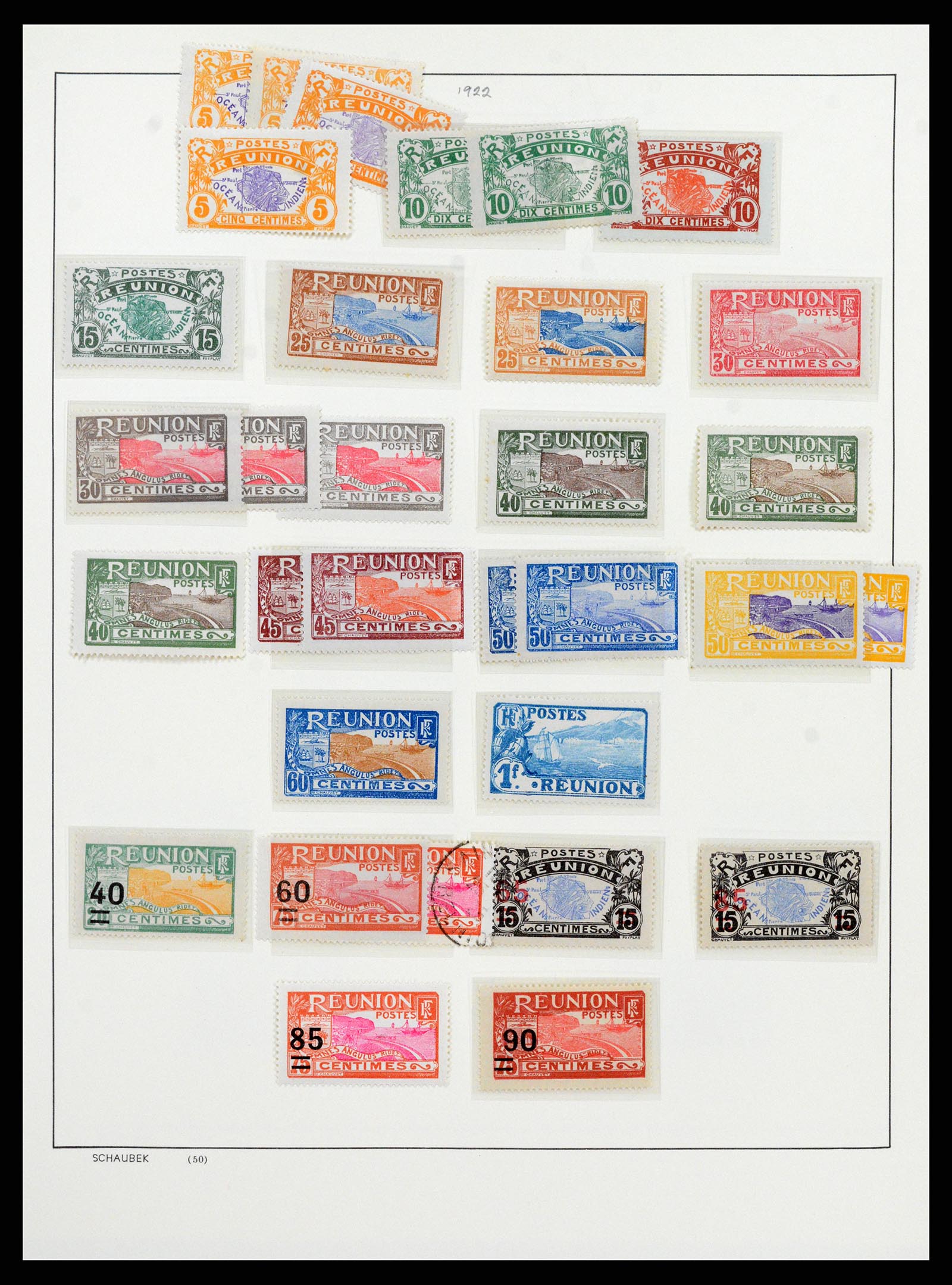 37930 018 - Postzegelverzameling 37930 Reunion 1852-1975.